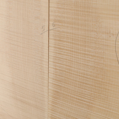 Maple Carved Top 2-piece for Electric Guitar AA (no. 3009)