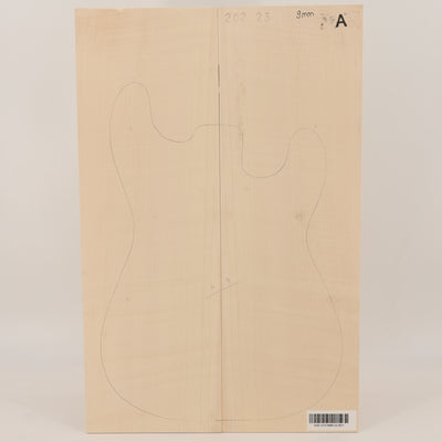 Ahorn Drop Top 2-teilig für E-Gitarre A (Nr. 3011)