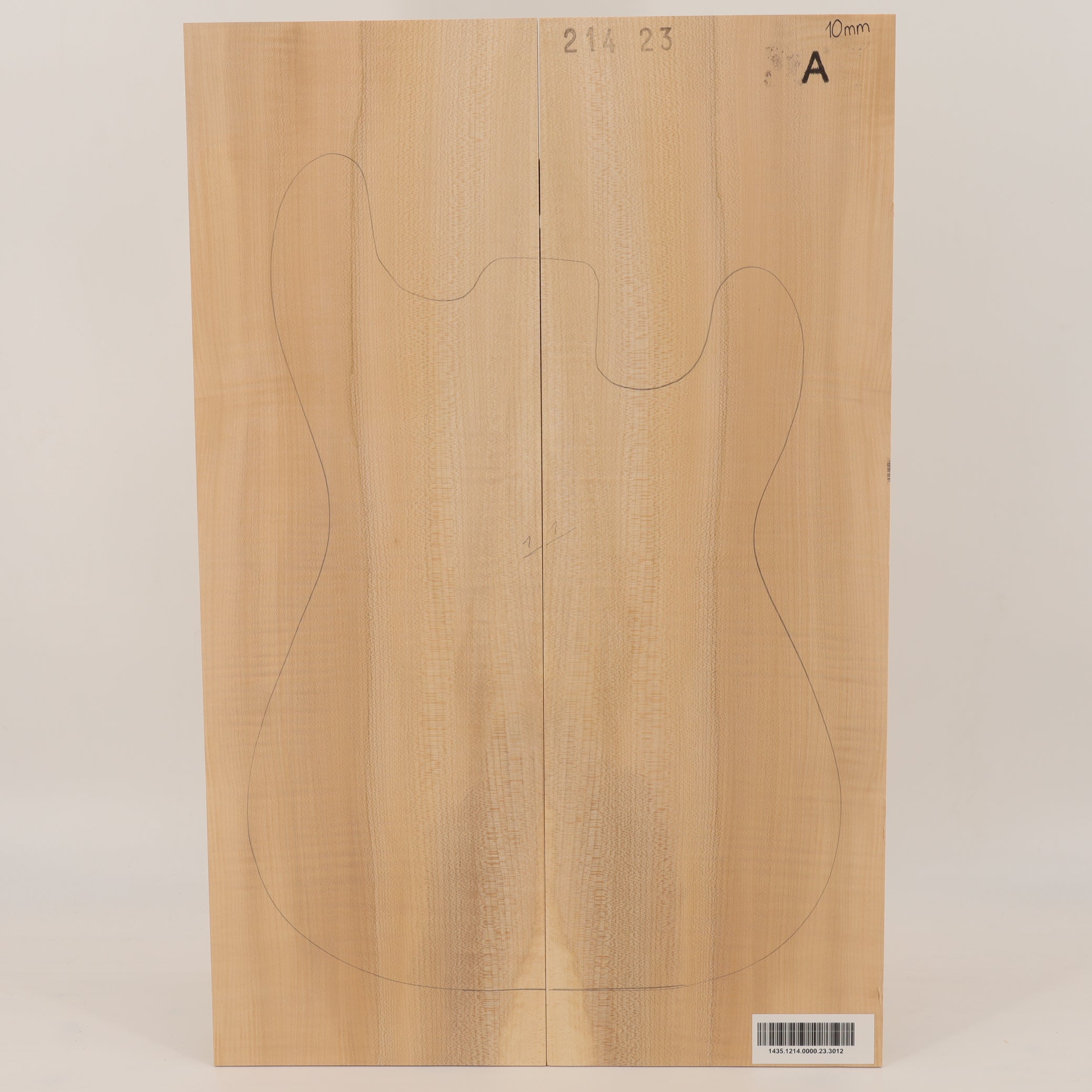 Ahorn Drop Top 2-teilig für E-Gitarre A (Nr. 3012)