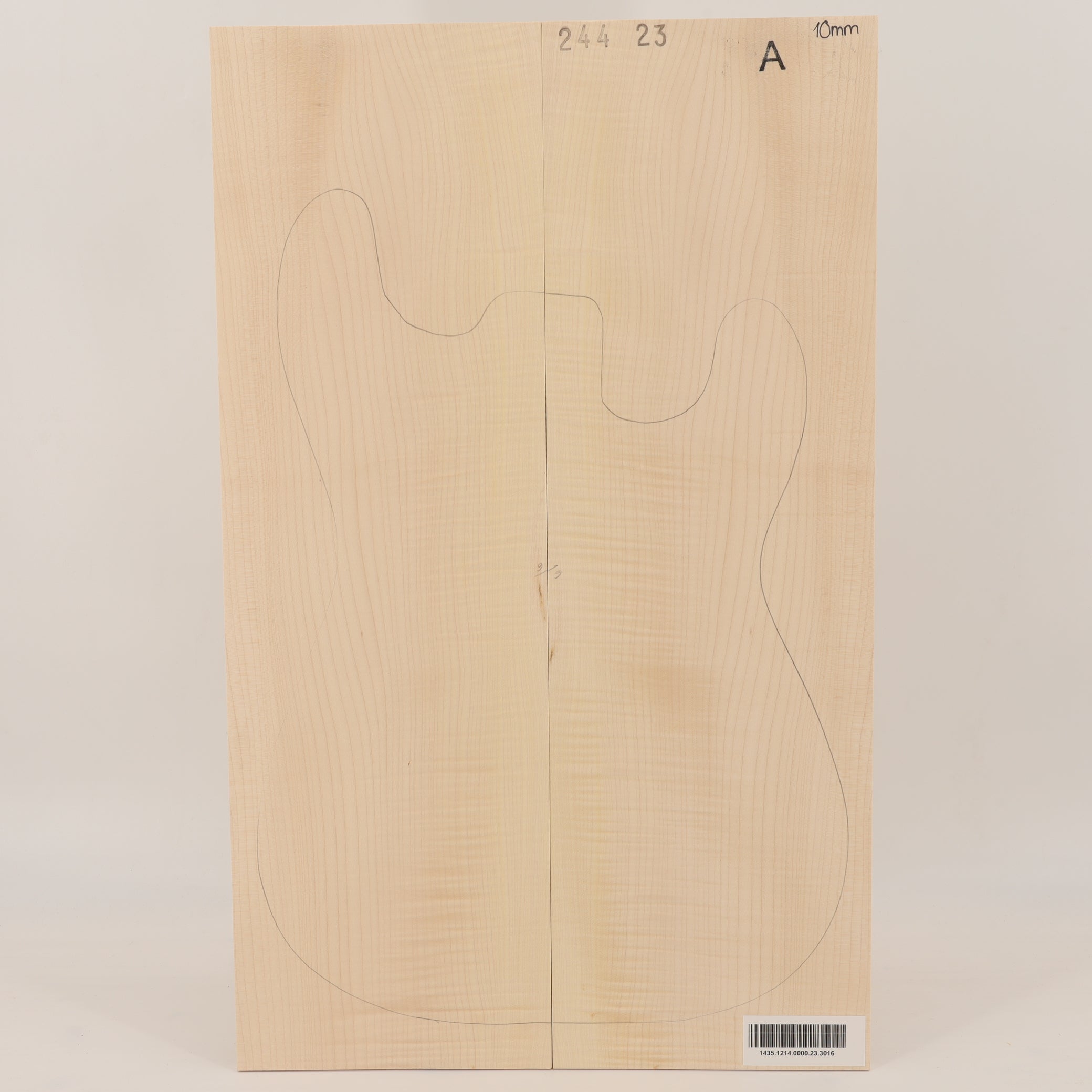 Ahorn Drop Top 2-teilig für E-Gitarre A (Nr. 3016)
