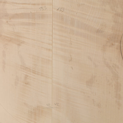 Maple Drop Top 2-piece for Electric Guitar A (no. 3019)
