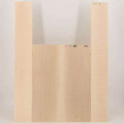 Maple Set (Back/Sides) for Steel String Guitar AA (no. 3029)