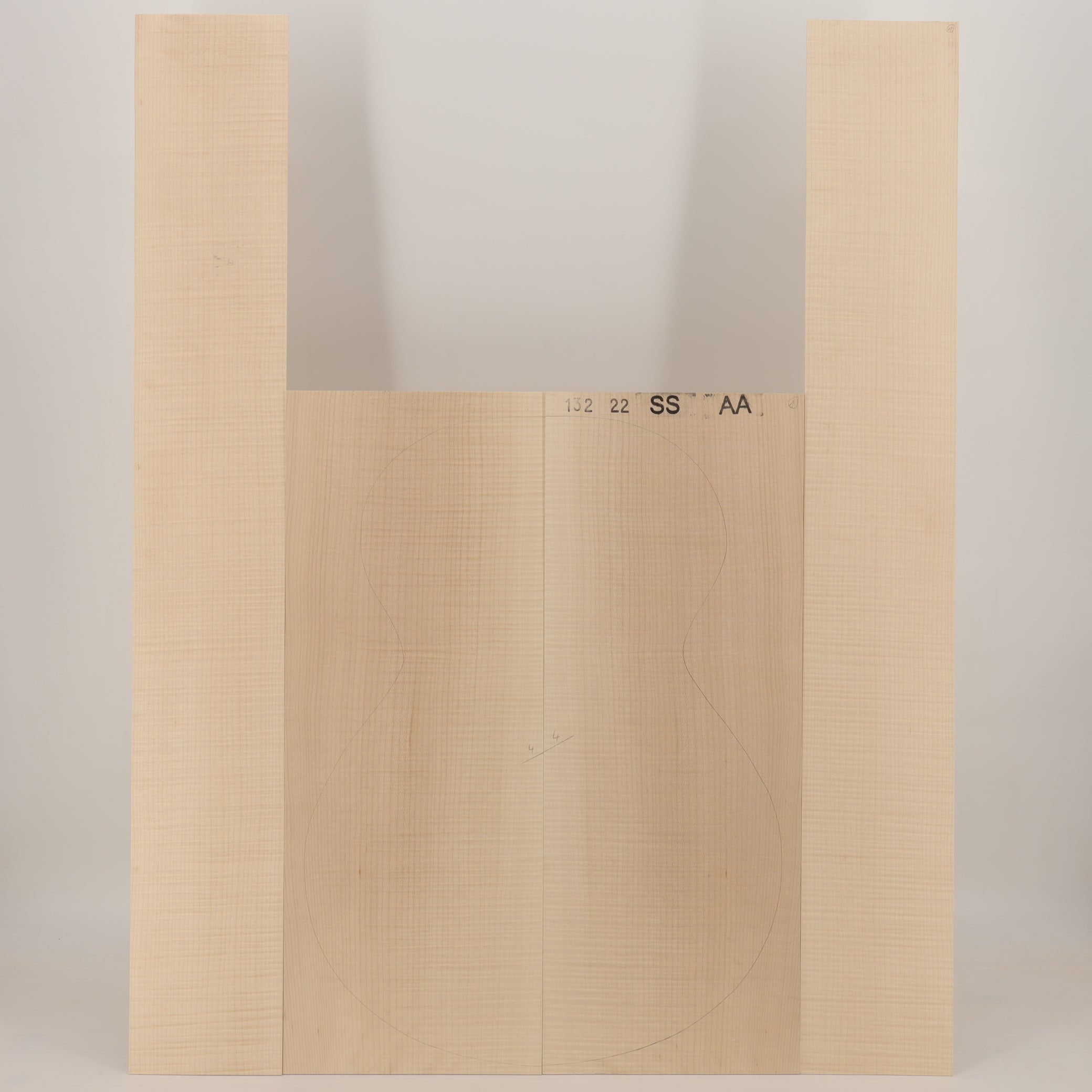 Maple Set (Back/Sides) for Steel String Guitar AA (no. 3030)
