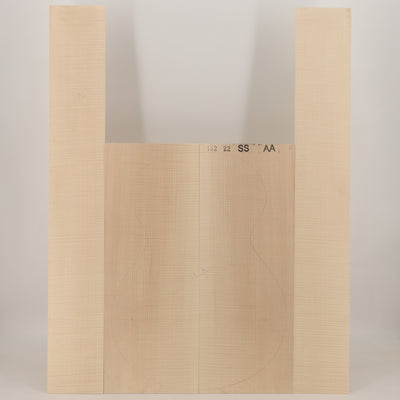 Ahorn Set (Boden/Zargen) für Steelstring Gitarre AA (Nr. 3030)