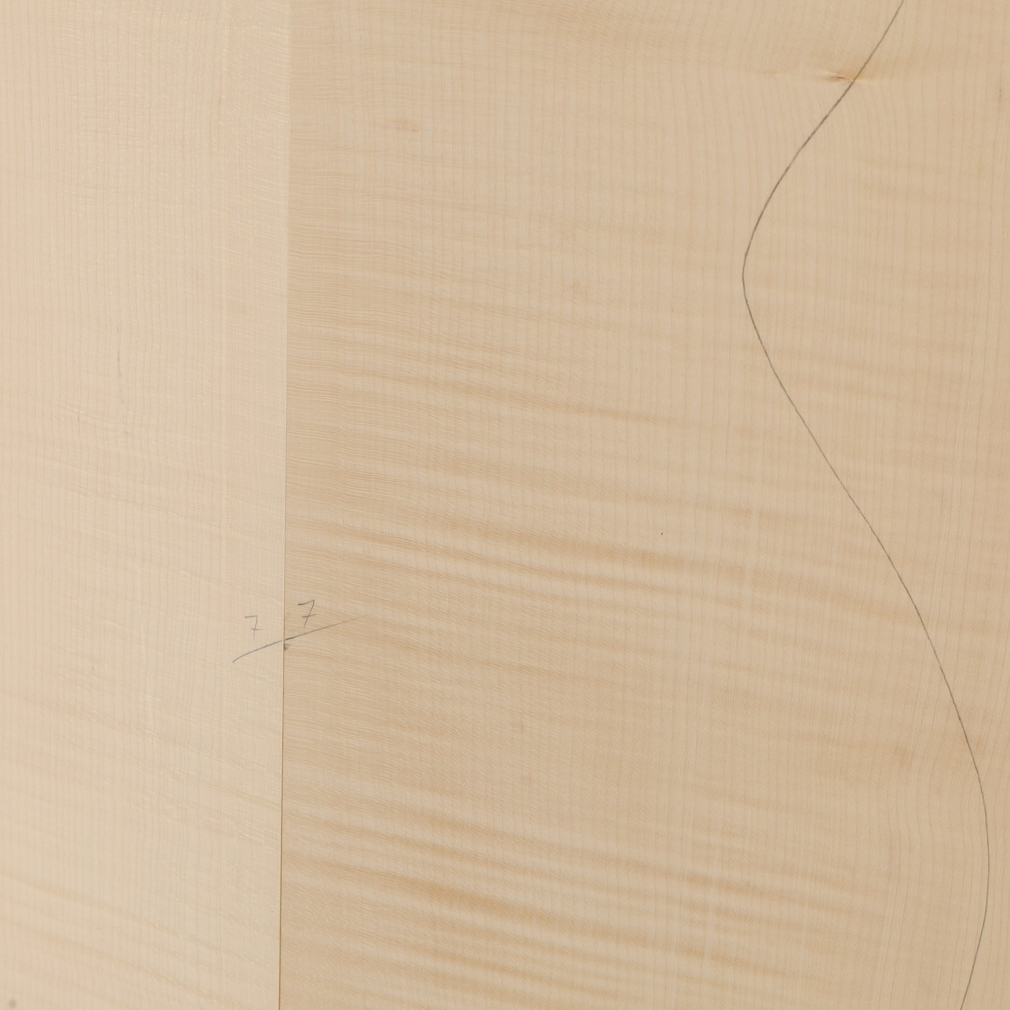 Maple Set (Back/Sides) for Archtop Guitar (no. 3031)
