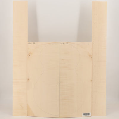 Maple Set (Back/Sides) for Archtop Guitar (no. 3032)