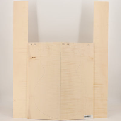Maple Set (Back/Sides) for Archtop Guitar (no. 3033)