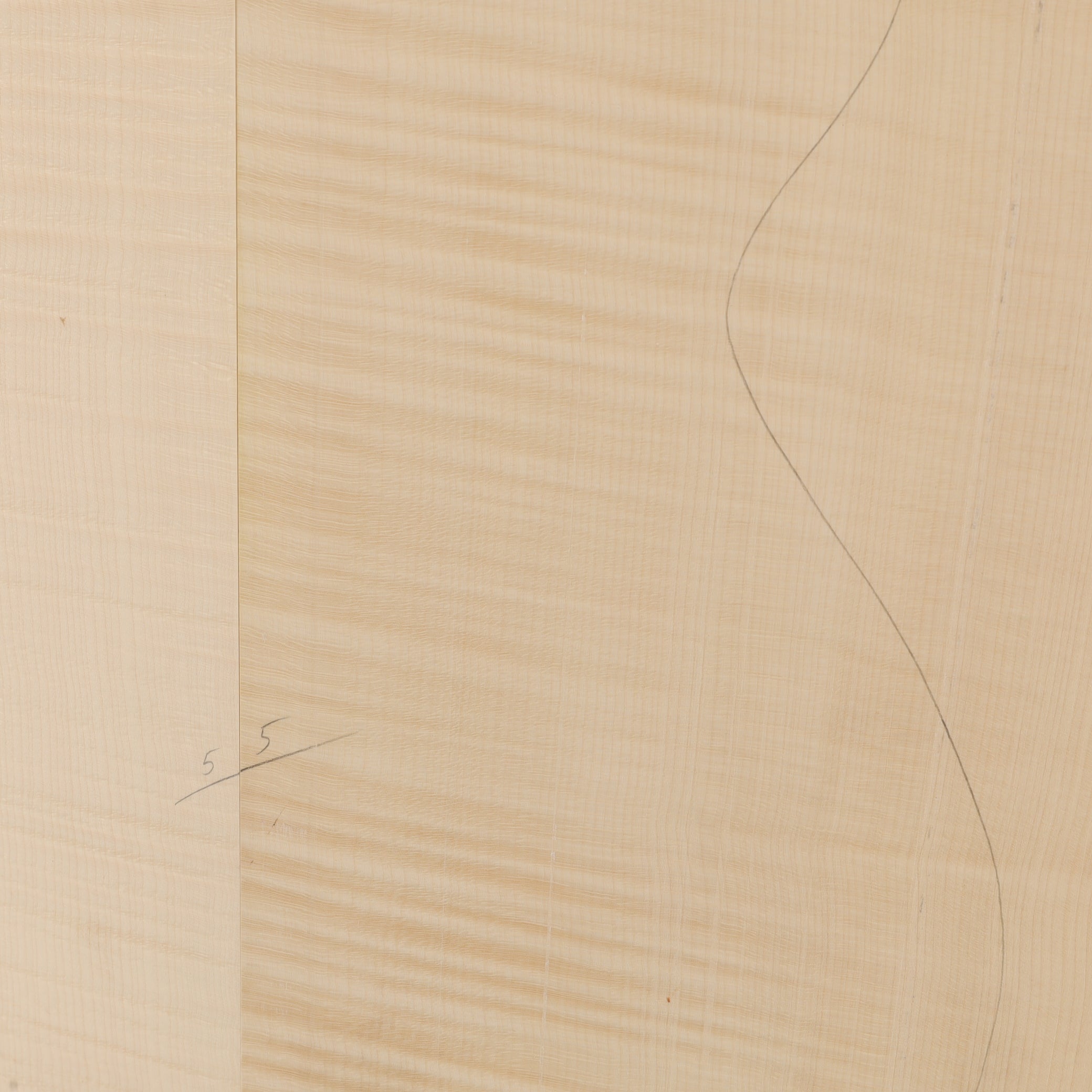 Maple Set (Back/Sides) for Archtop Guitar (no. 3034)