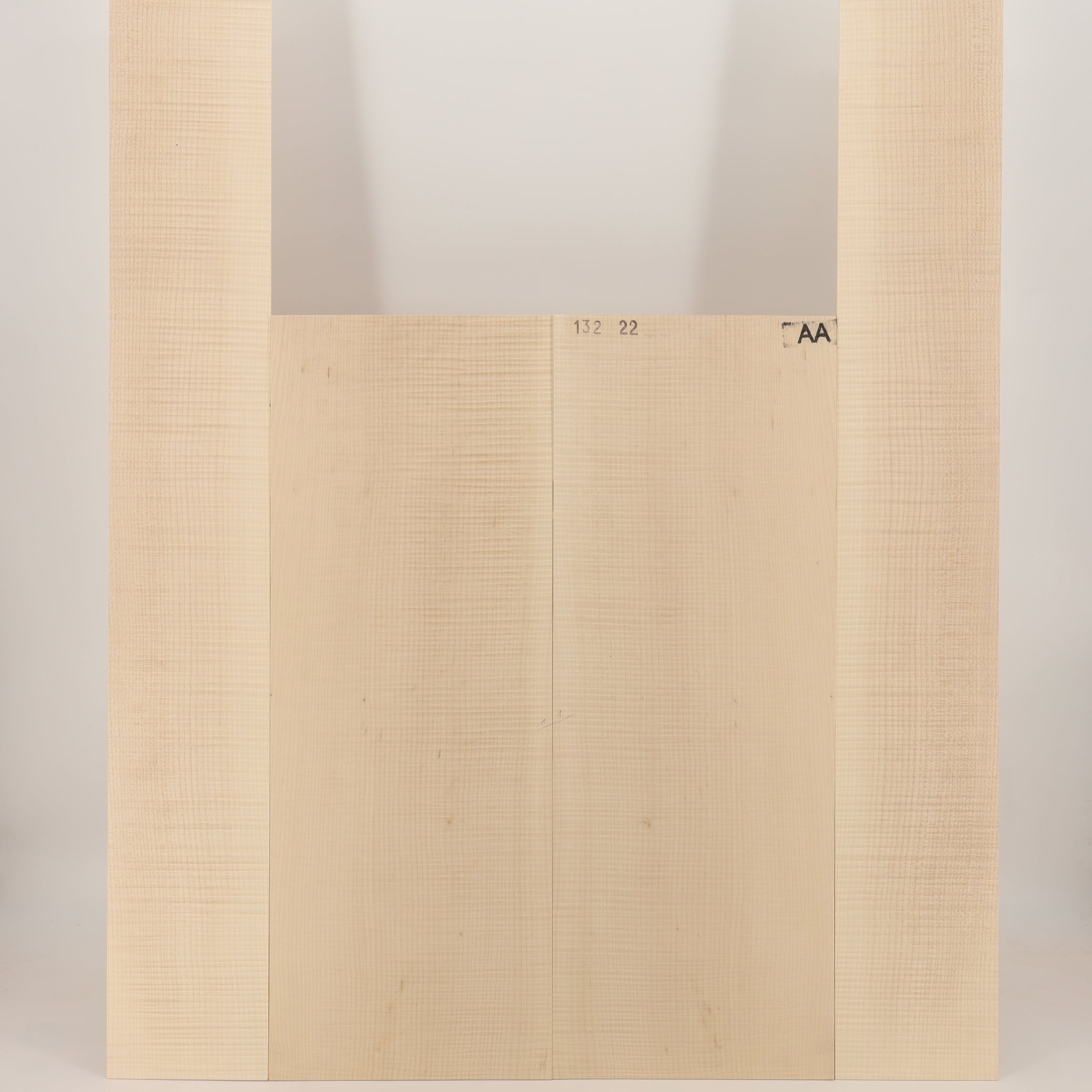 Ahorn Set (Boden/Zargen) für Akustik Bass Gitarre (Nr. 3037)