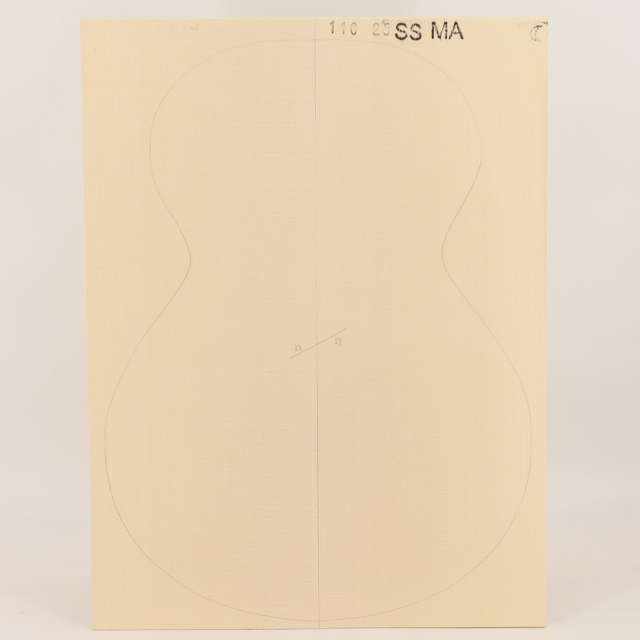 Fichtendecke für Steelstring Gitarre MA (Nr. 3057)