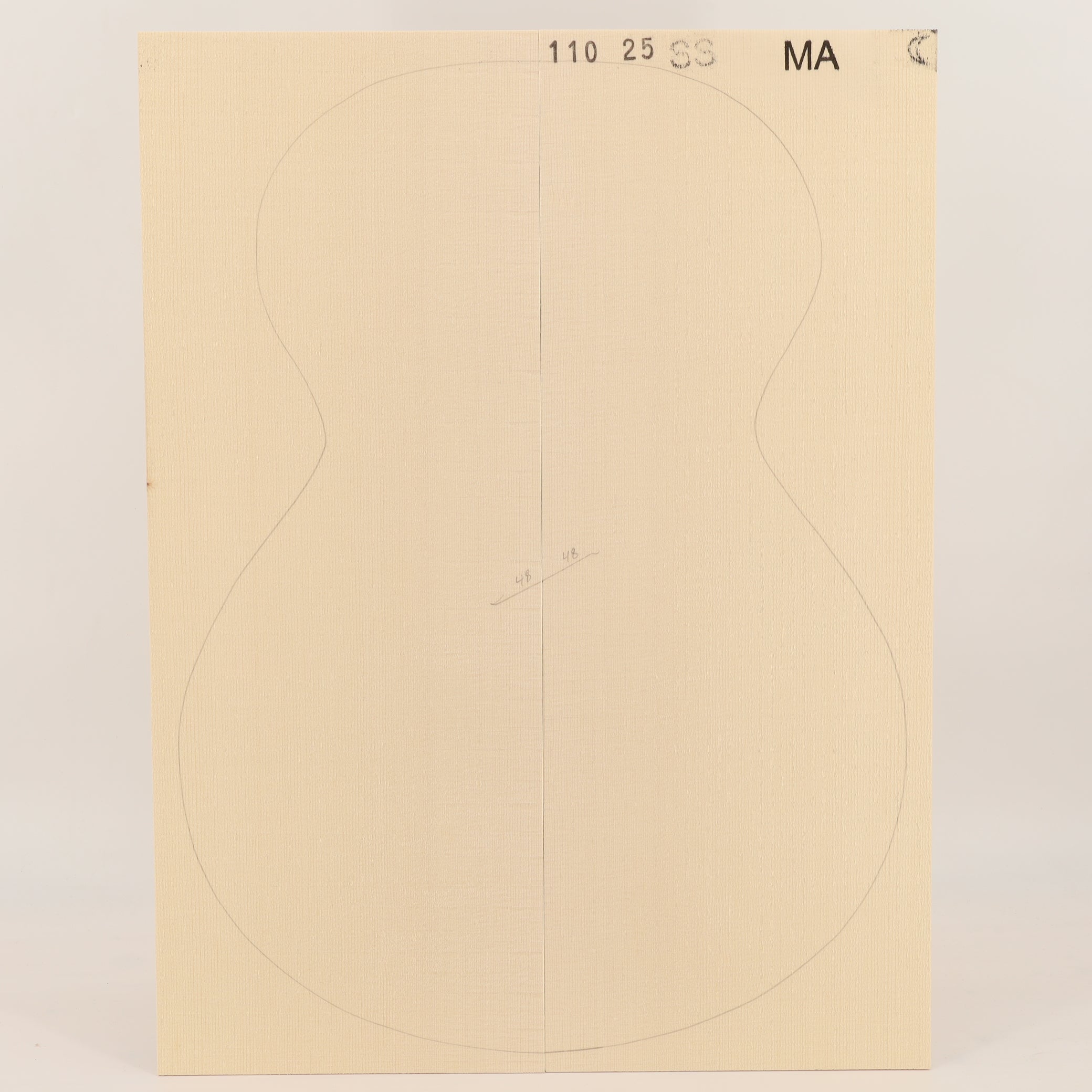Fichtendecke für Steelstring Gitarre MA (Nr. 3059)