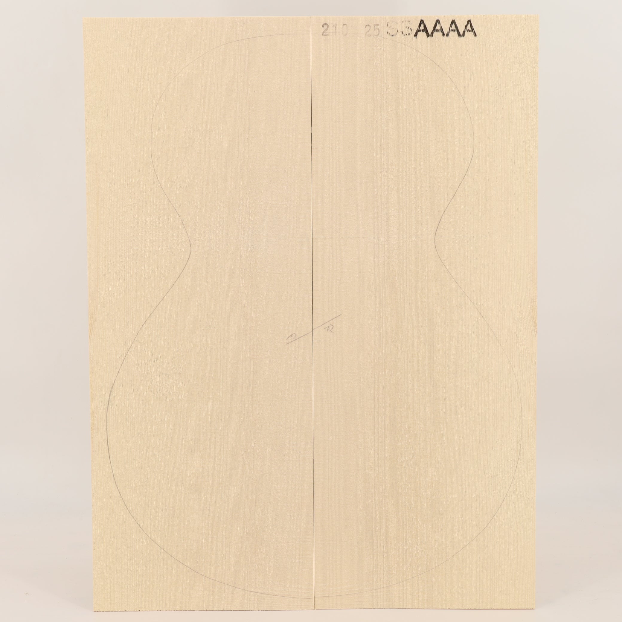 Fichtendecke für Steelstring Gitarre AAAA (Nr. 3092)