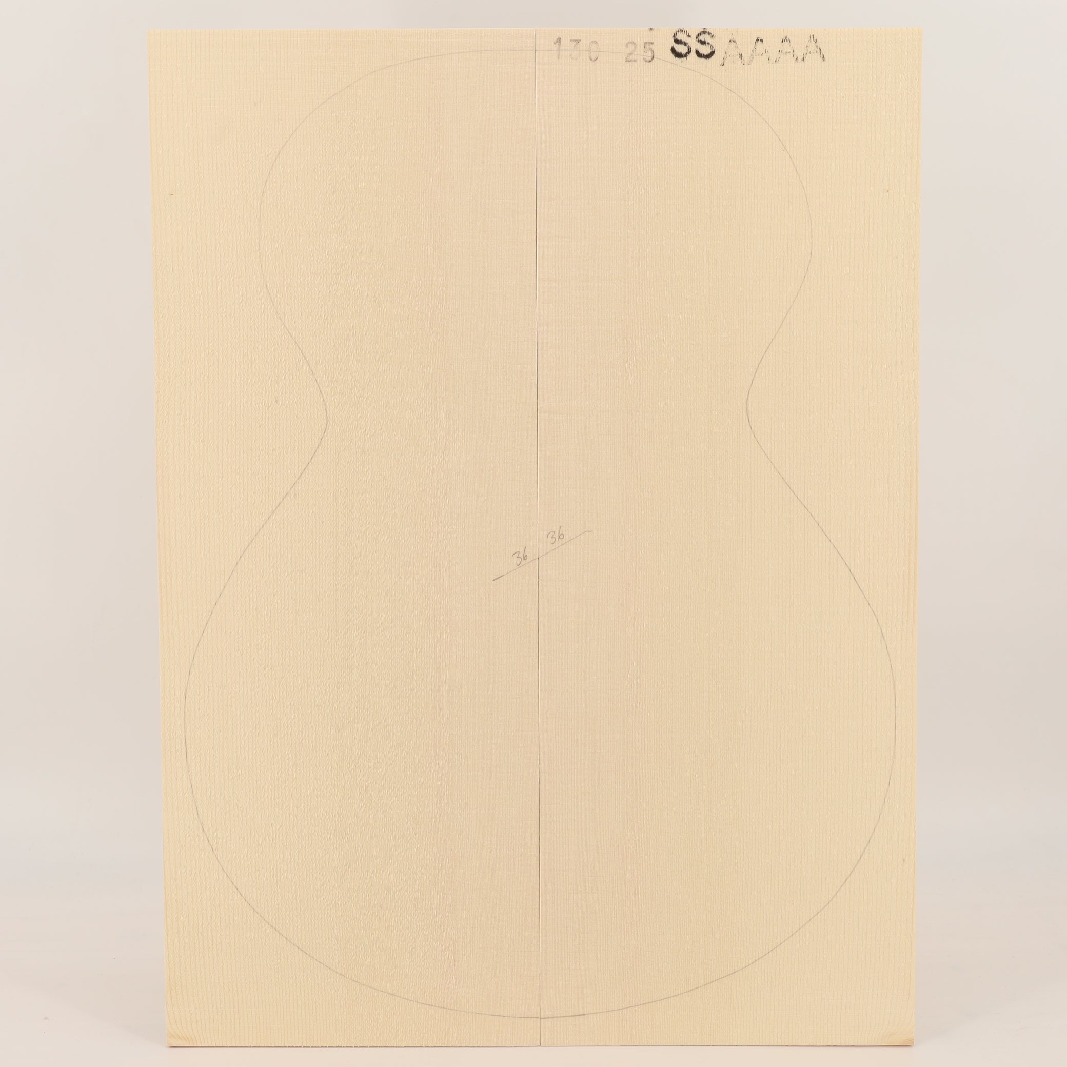Fichtendecke für Steelstring Gitarre AAAA (Nr. 3093)