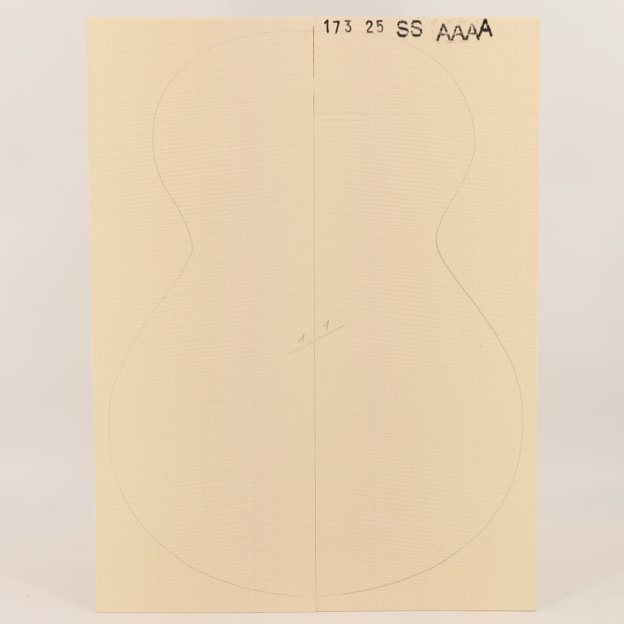 Fichtendecke für Steelstring Gitarre AAAA (Nr. 3095)