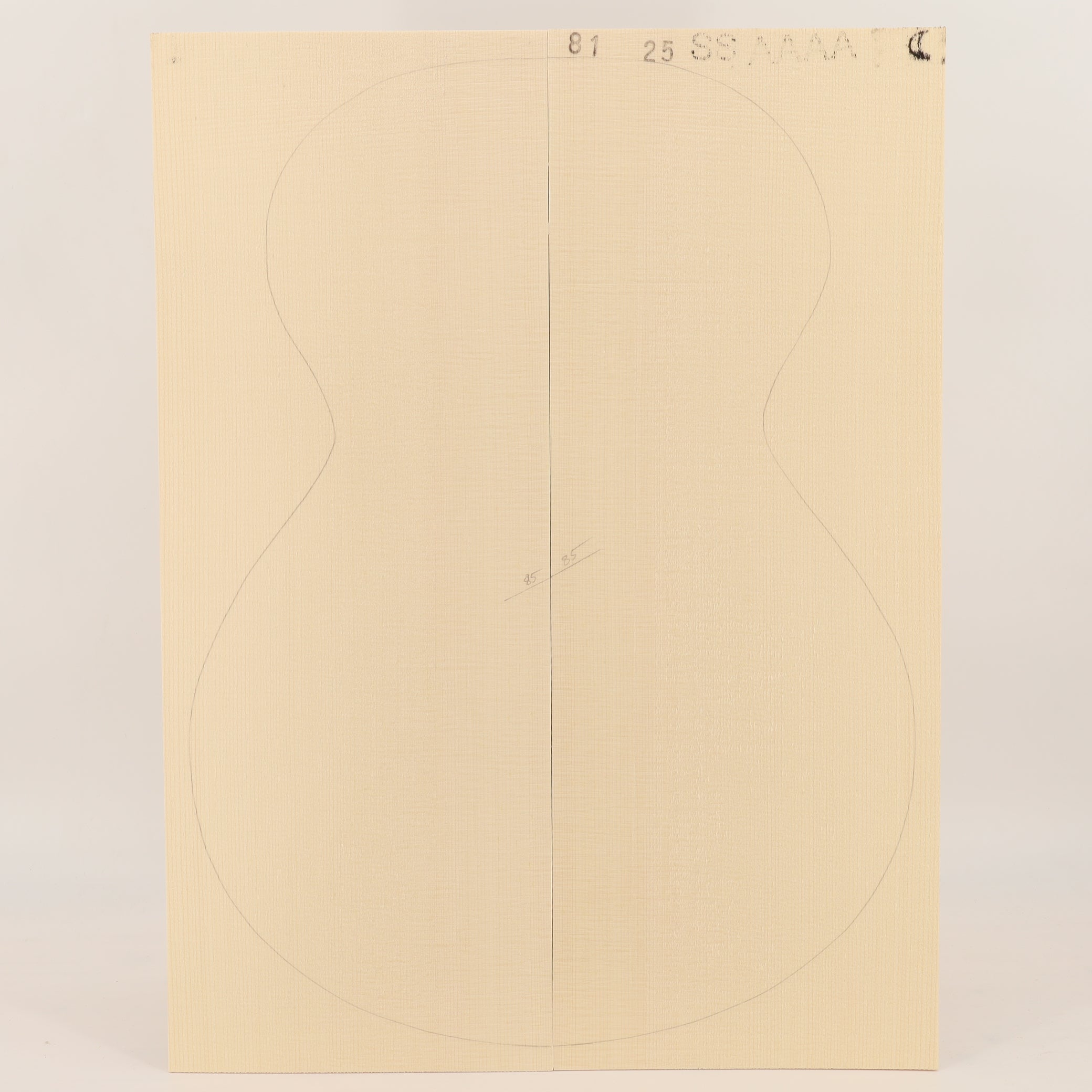 Fichtendecke für Steelstring Gitarre AAAA (Nr. 3099)