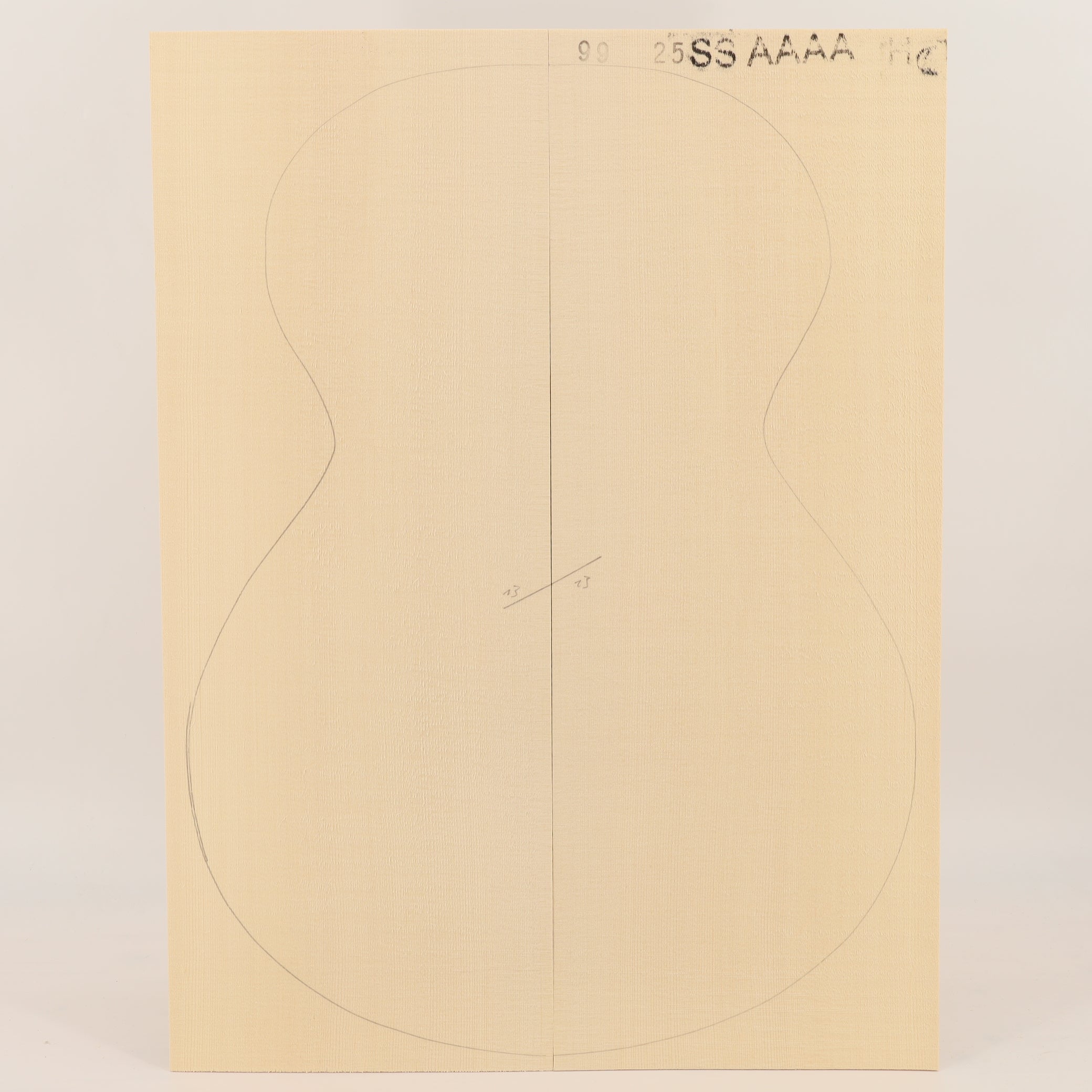 Fichtendecke für Steelstring Gitarre AAAA (Nr. 3108)