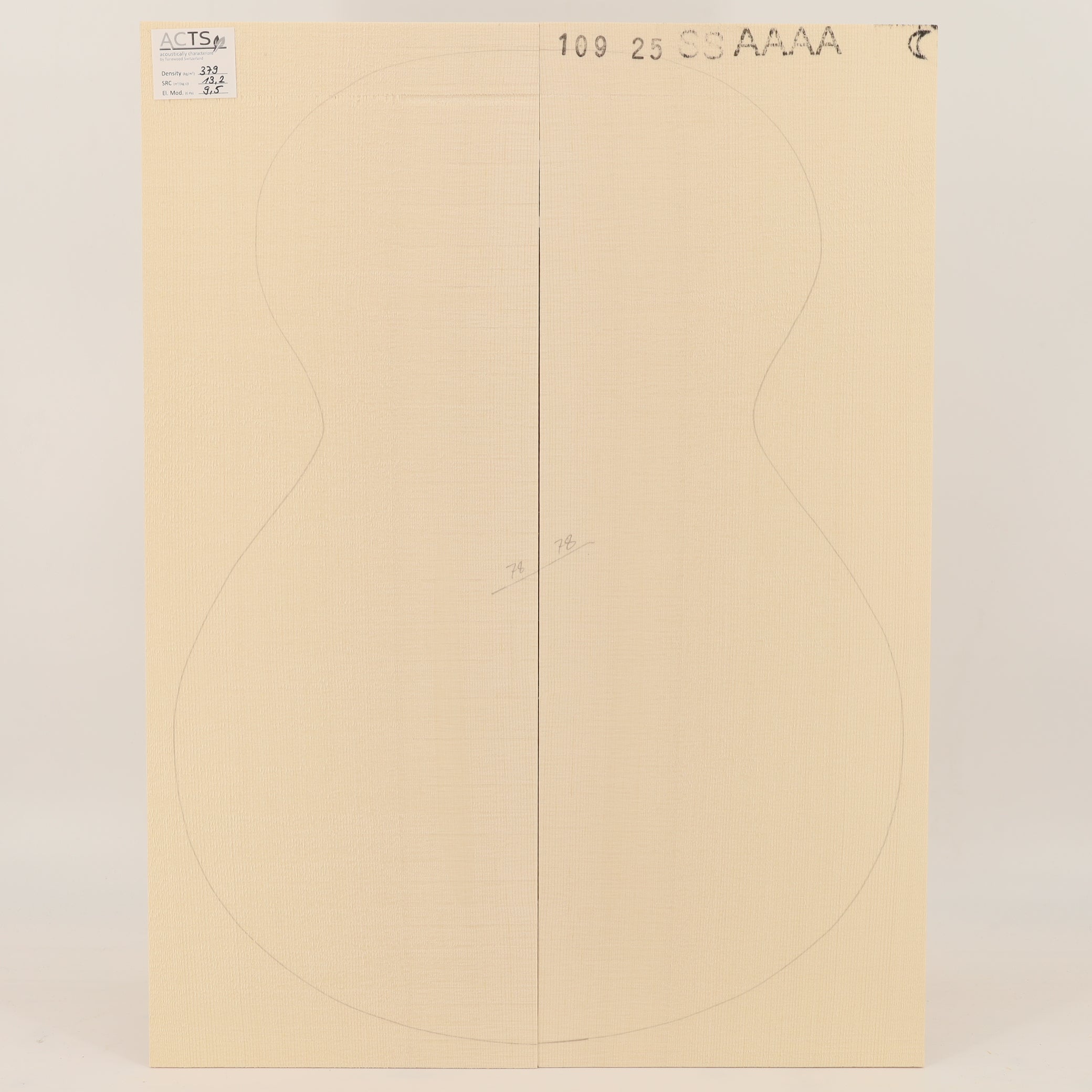 ACTS Spruce Top for Steelstring Guitar AAAA (no. 3117)