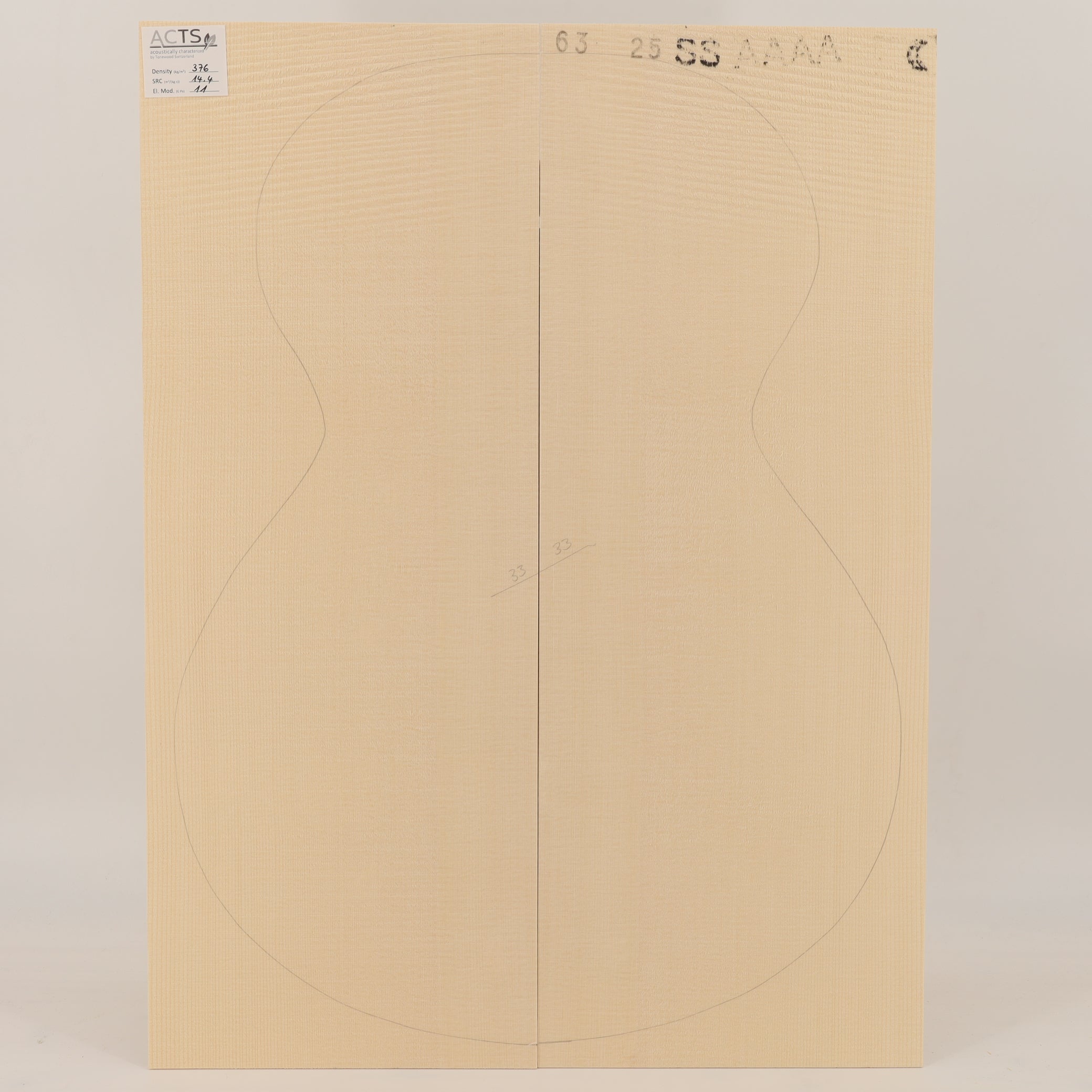 ACTS Spruce Top for Steelstring Guitar AAAA (no. 3122)