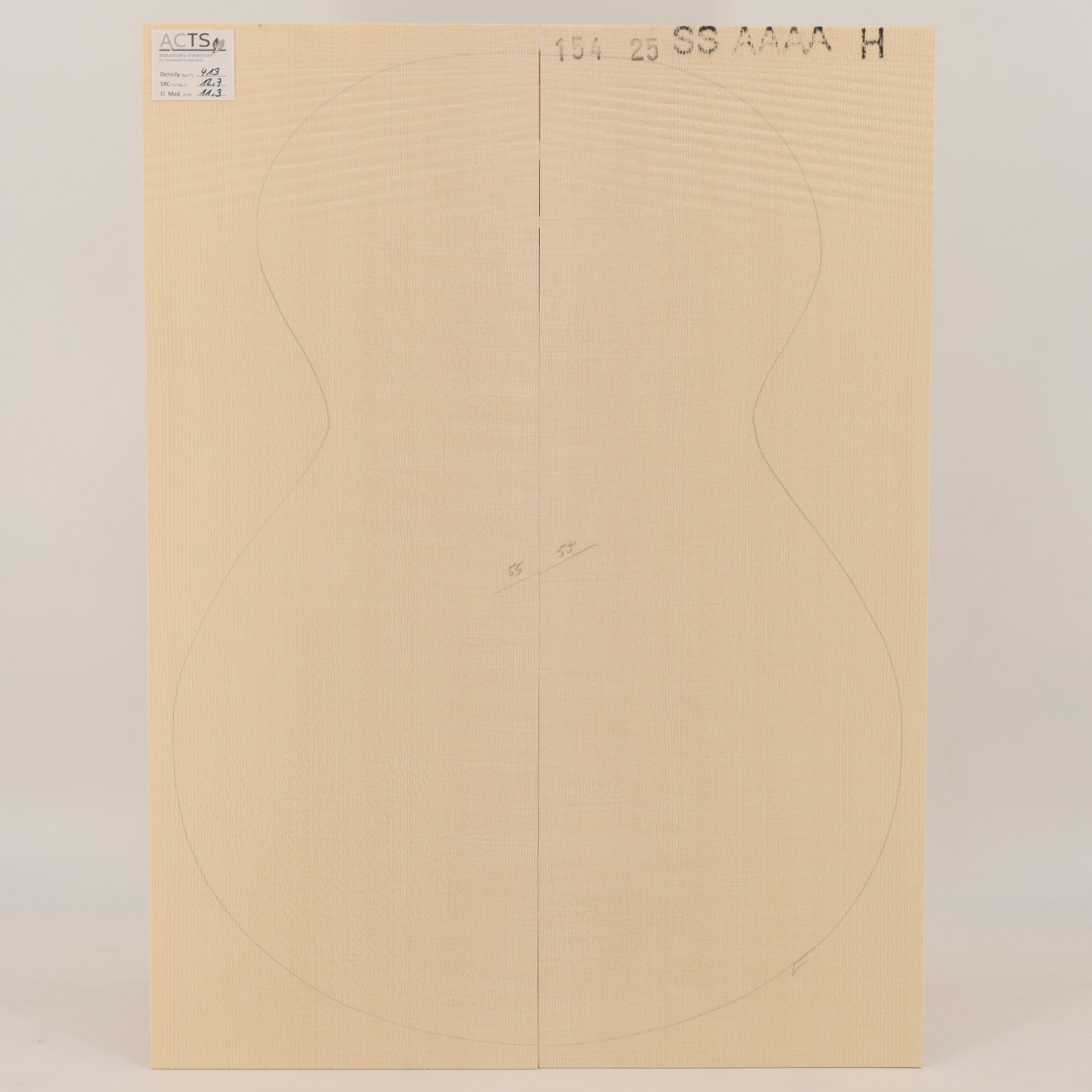 ACTS Spruce Top for Steelstring Guitar AAAA (no. 3126)