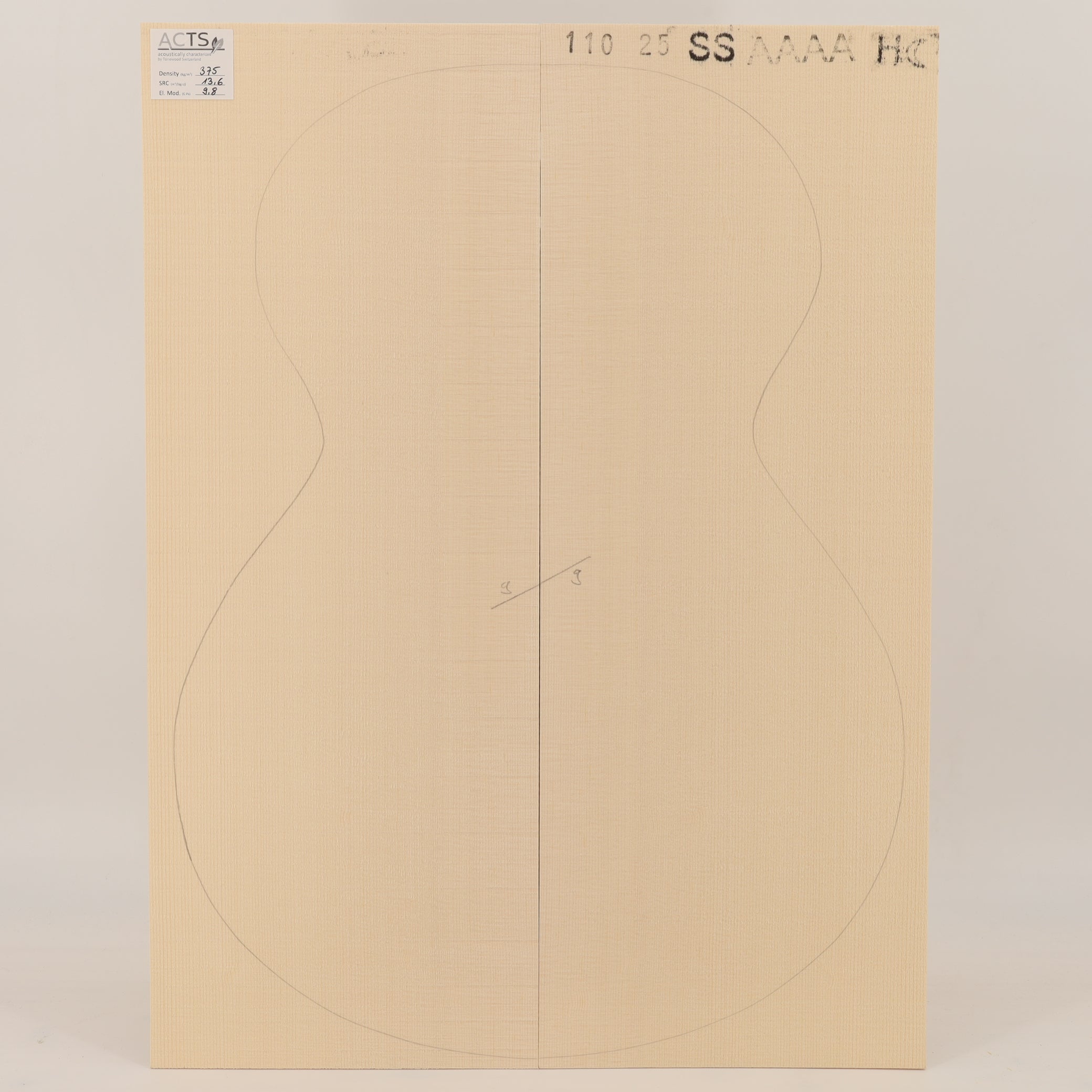 ACTS Spruce Top for Steelstring Guitar AAAA (no. 3130)