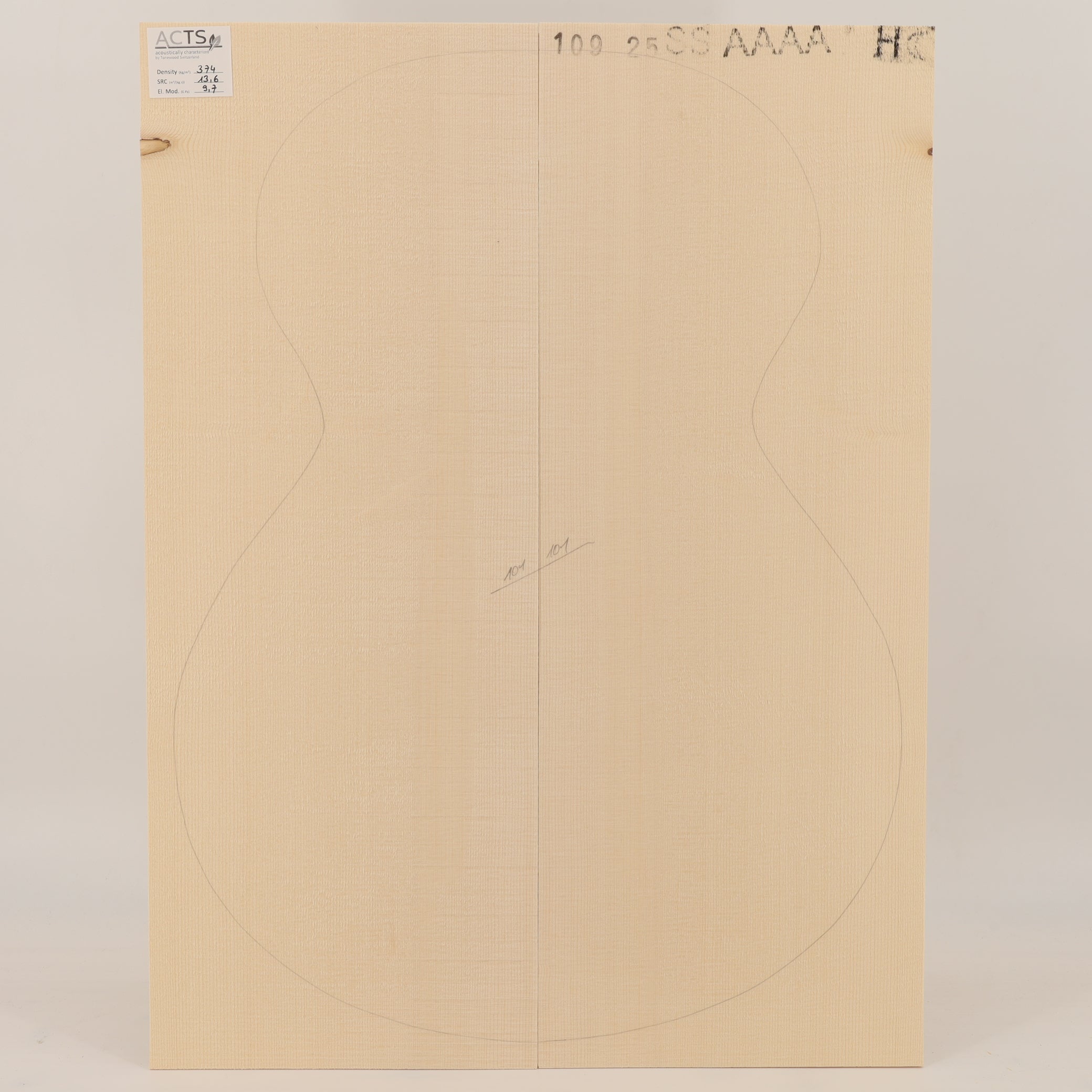 ACTS Spruce Top for Steelstring Guitar AAAA (no. 3133)