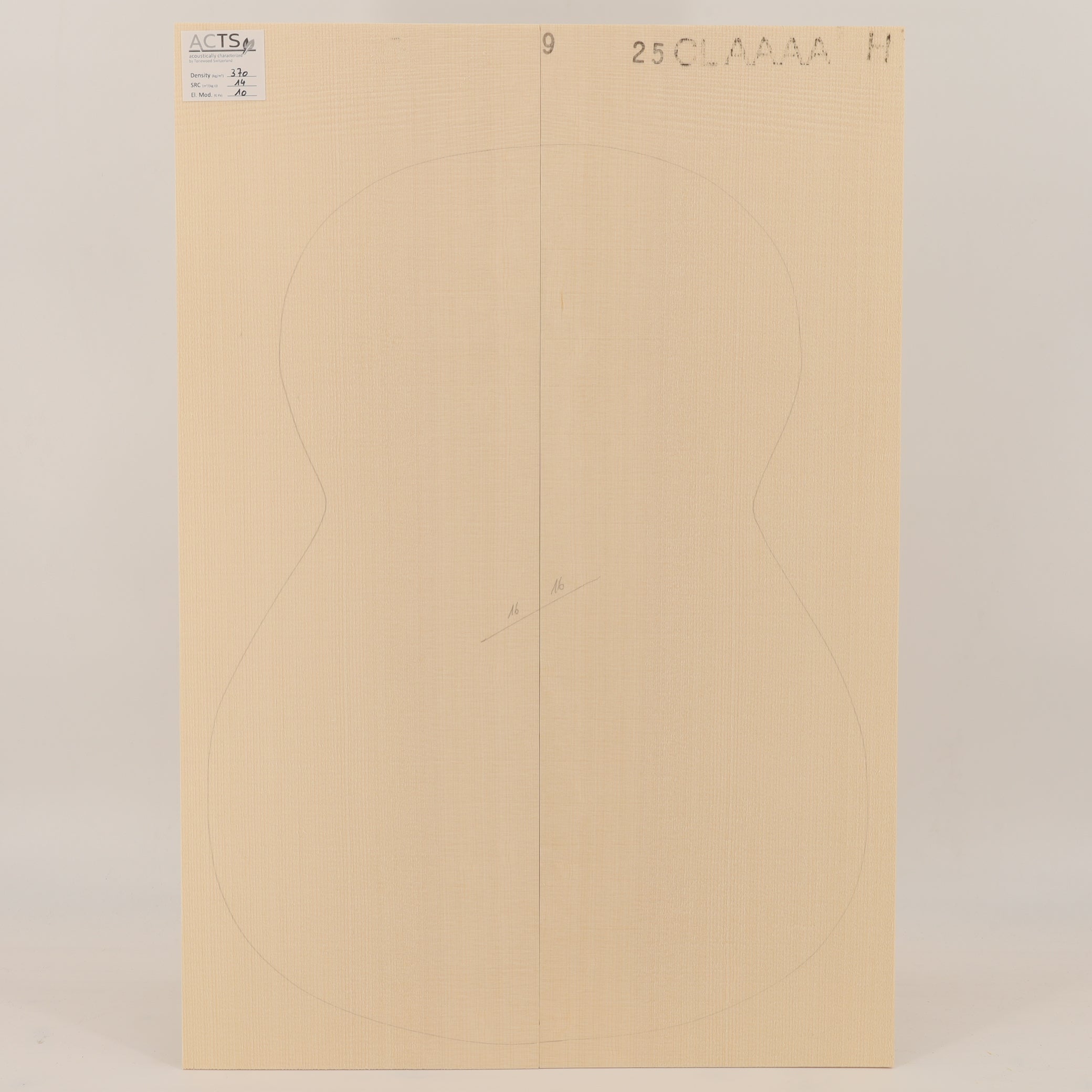 ACTS Spruce Top for Classical Guitar AAAA (no. 3140)
