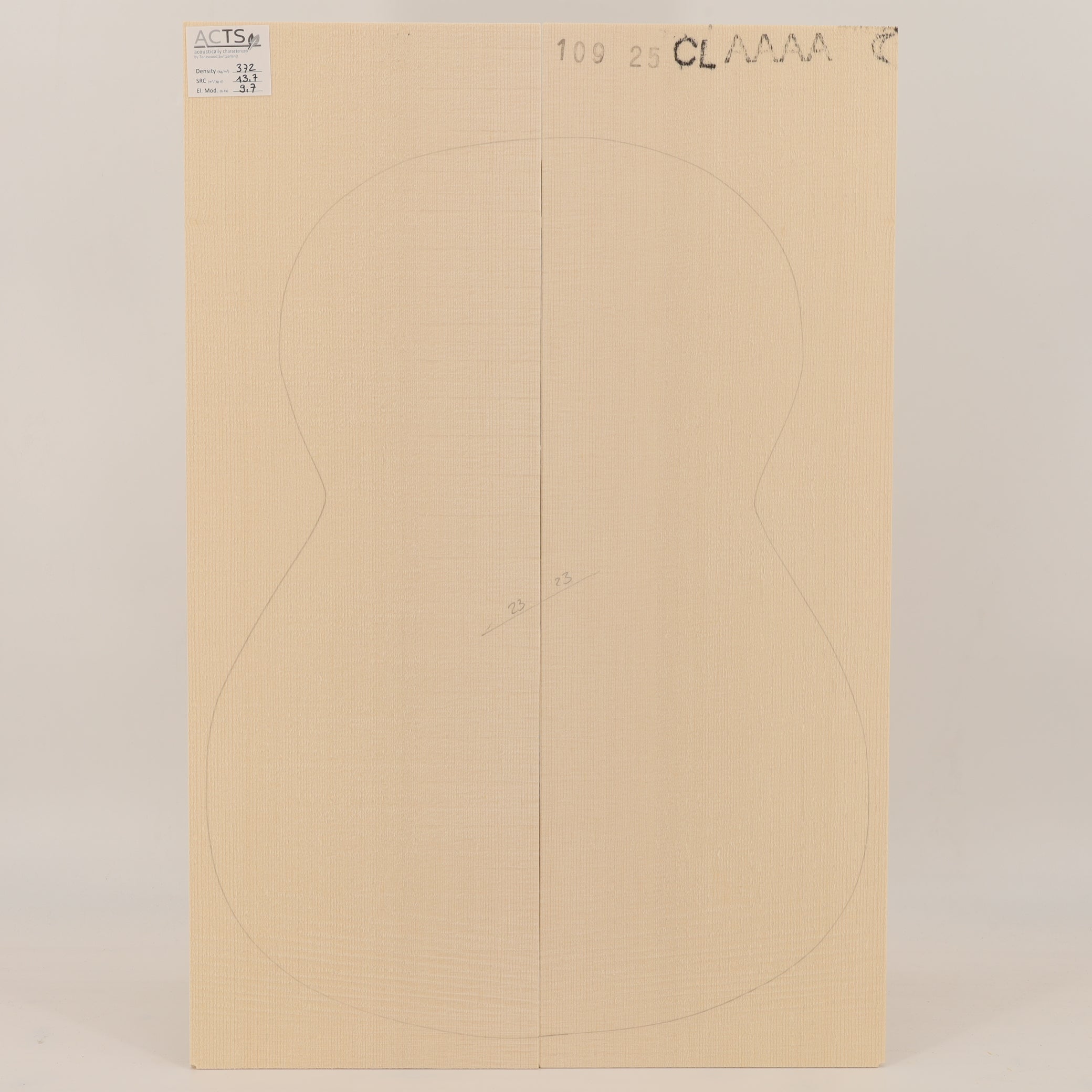 ACTS Spruce Top for Classical Guitar AAAA (no. 3141)
