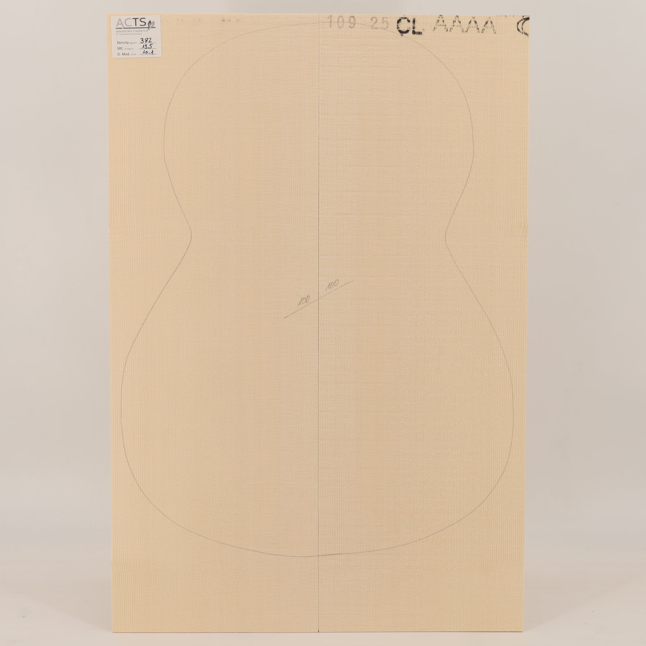 ACTS Spruce Top for Classical Guitar AAAA (no. 3142)