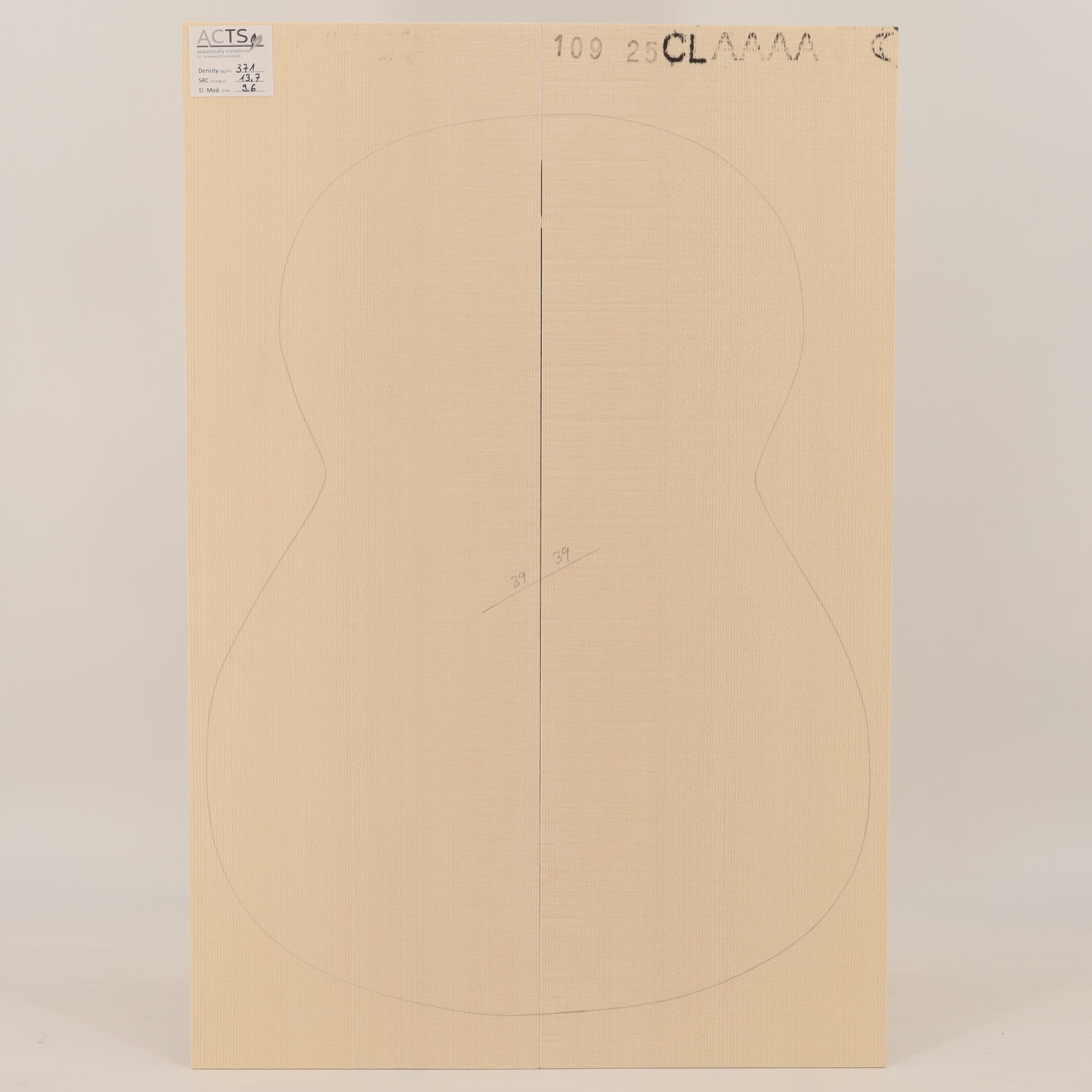 ACTS Spruce Top for Classical Guitar AAAA (no. 3143)