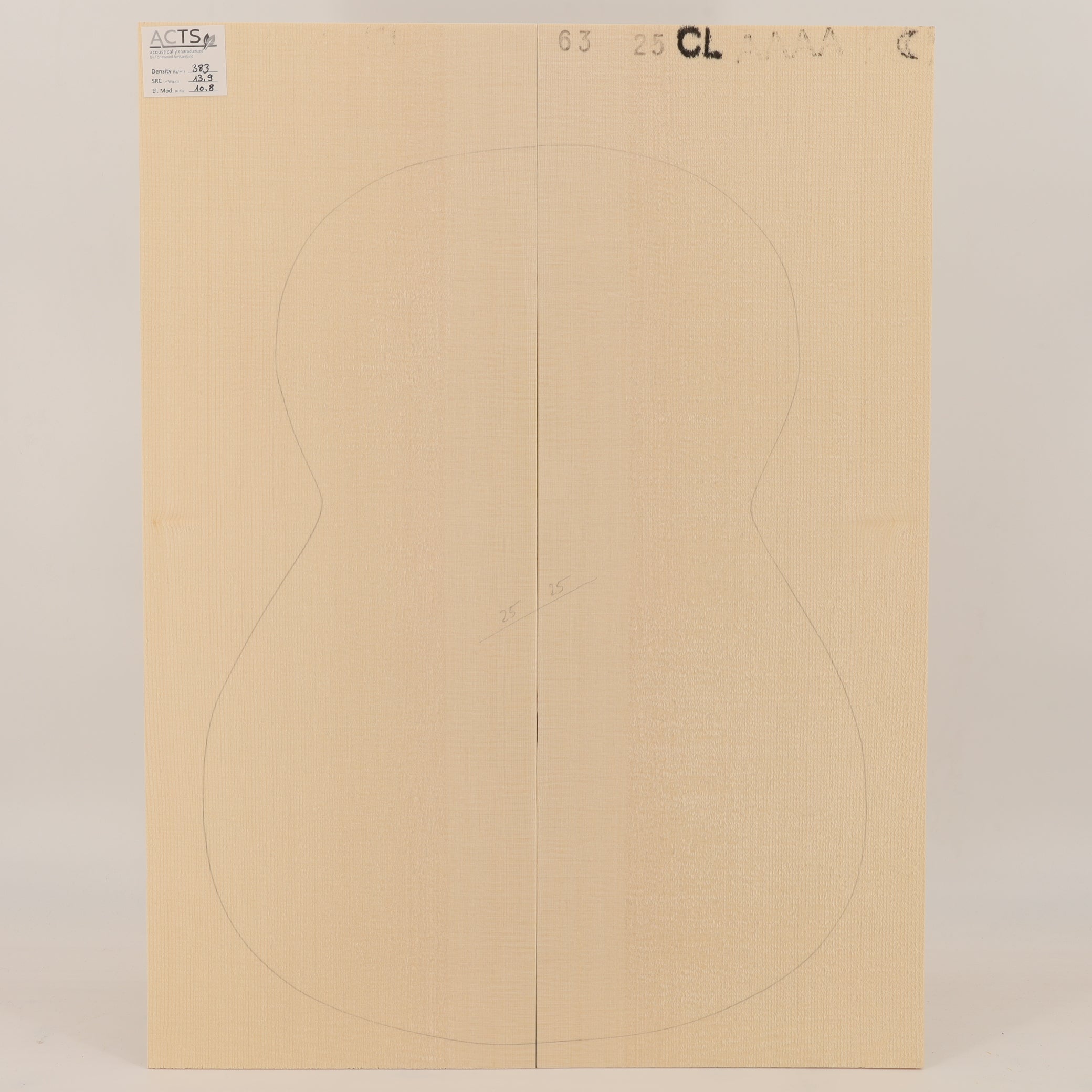ACTS Spruce Top for Classical Guitar AAAA (no. 3145)