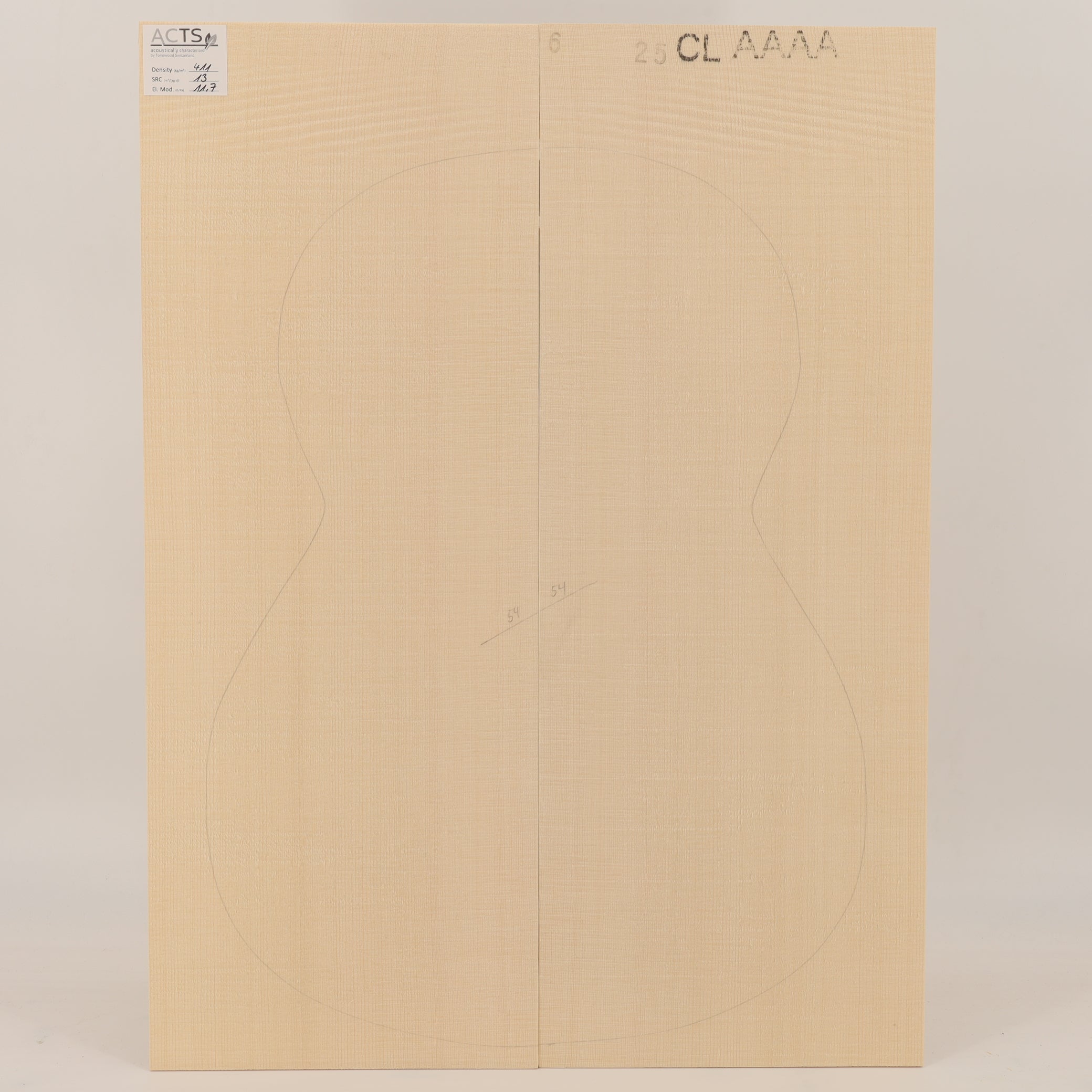 ACTS Spruce Top for Classical Guitar AAAA (no. 3147)