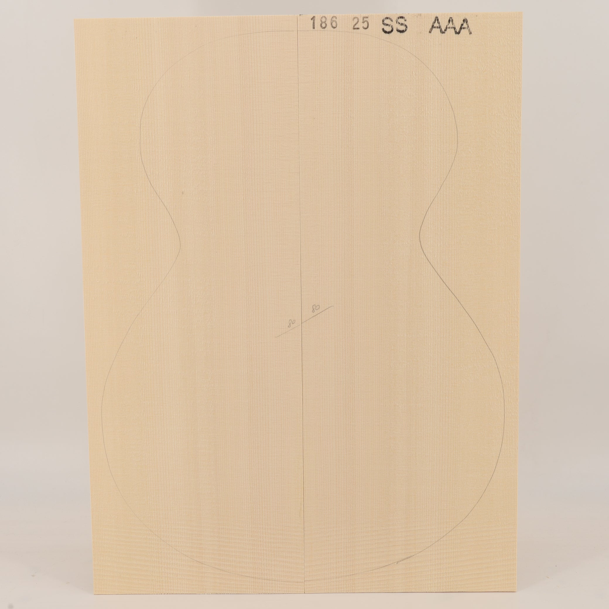 Fichtendecke für Steelstring Gitarre AAA (Nr. 3198)