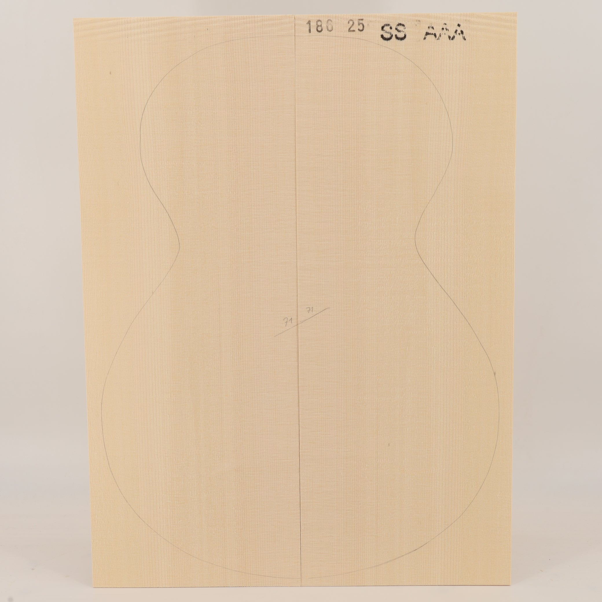 Spruce Top for Steel String Guitar AAA (no. 3199)