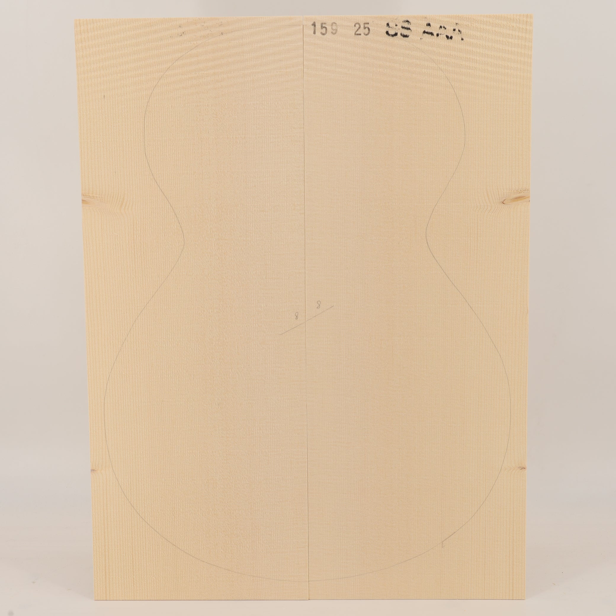 Spruce Top for Steel String Guitar AAA (no. 3204)