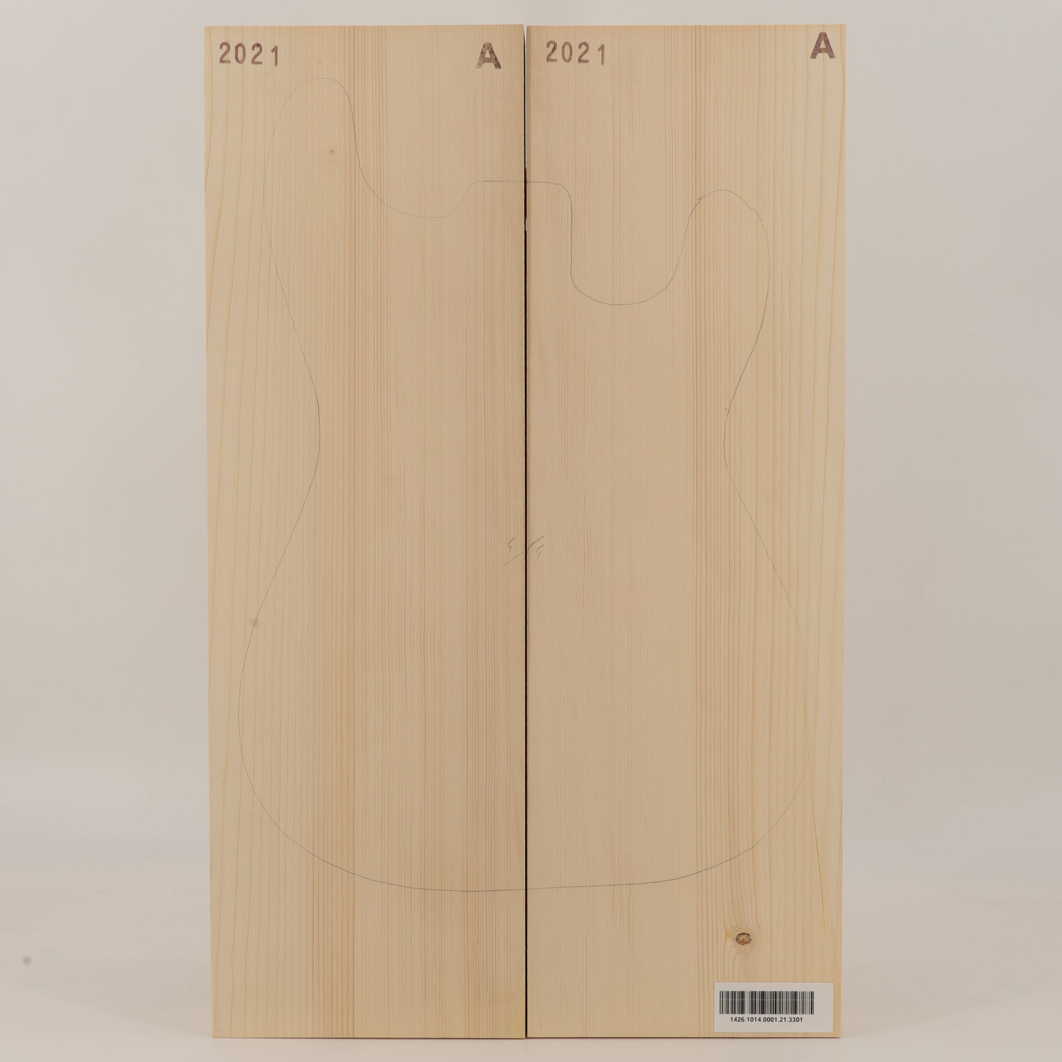 Spruce Body 2-piece for Electric Guitar A (no. 3301)