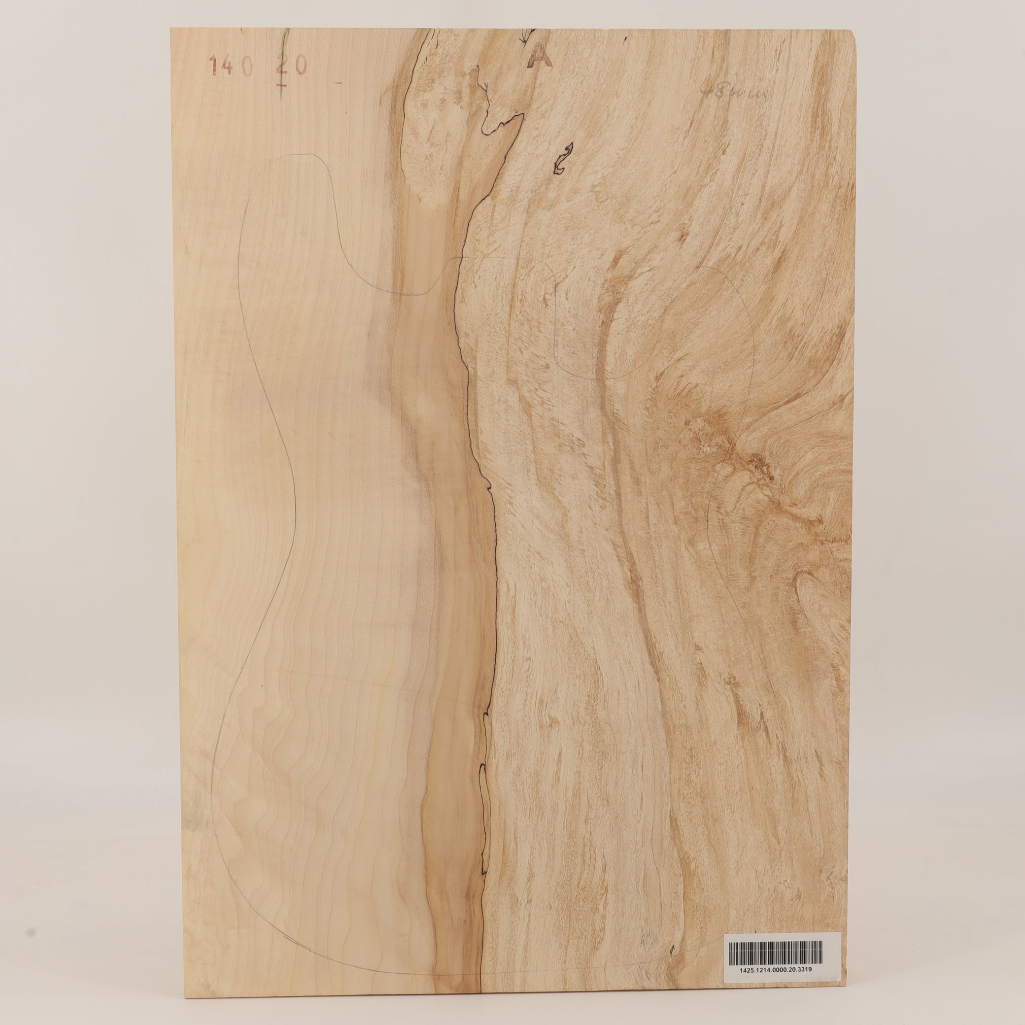 Ahorn Body 1-teilig für E-Gitarre A (Nr. 3319)