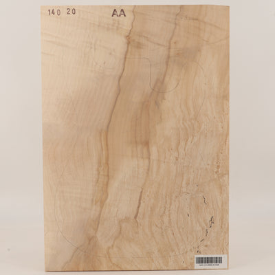 Ahorn Body 1-teilig für E-Gitarre AA (Nr. 3320)