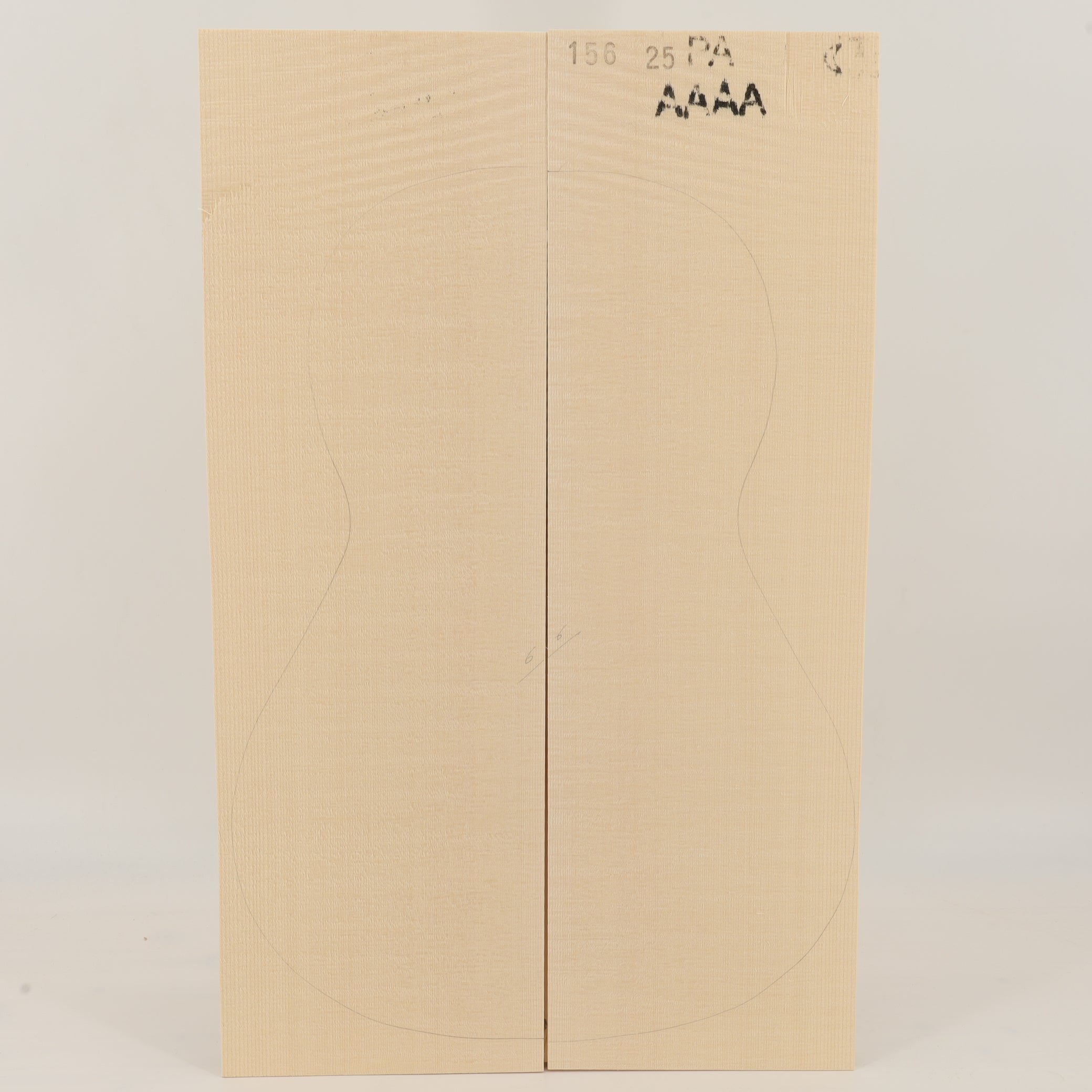 Spruce Top for Parlor Guitar AAAA (no. 3328)
