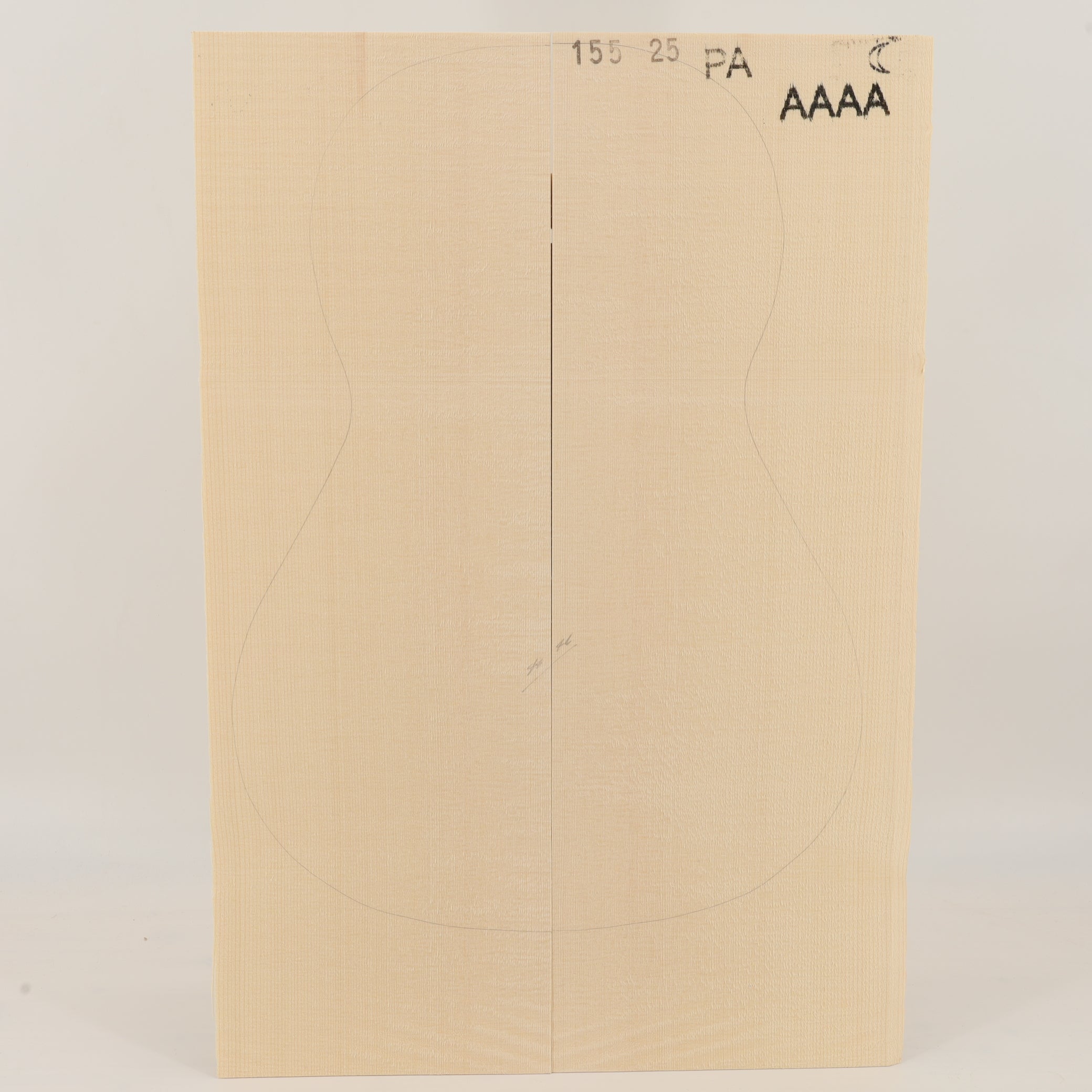 Spruce Top for Parlor Guitar AAAA (no. 3329)