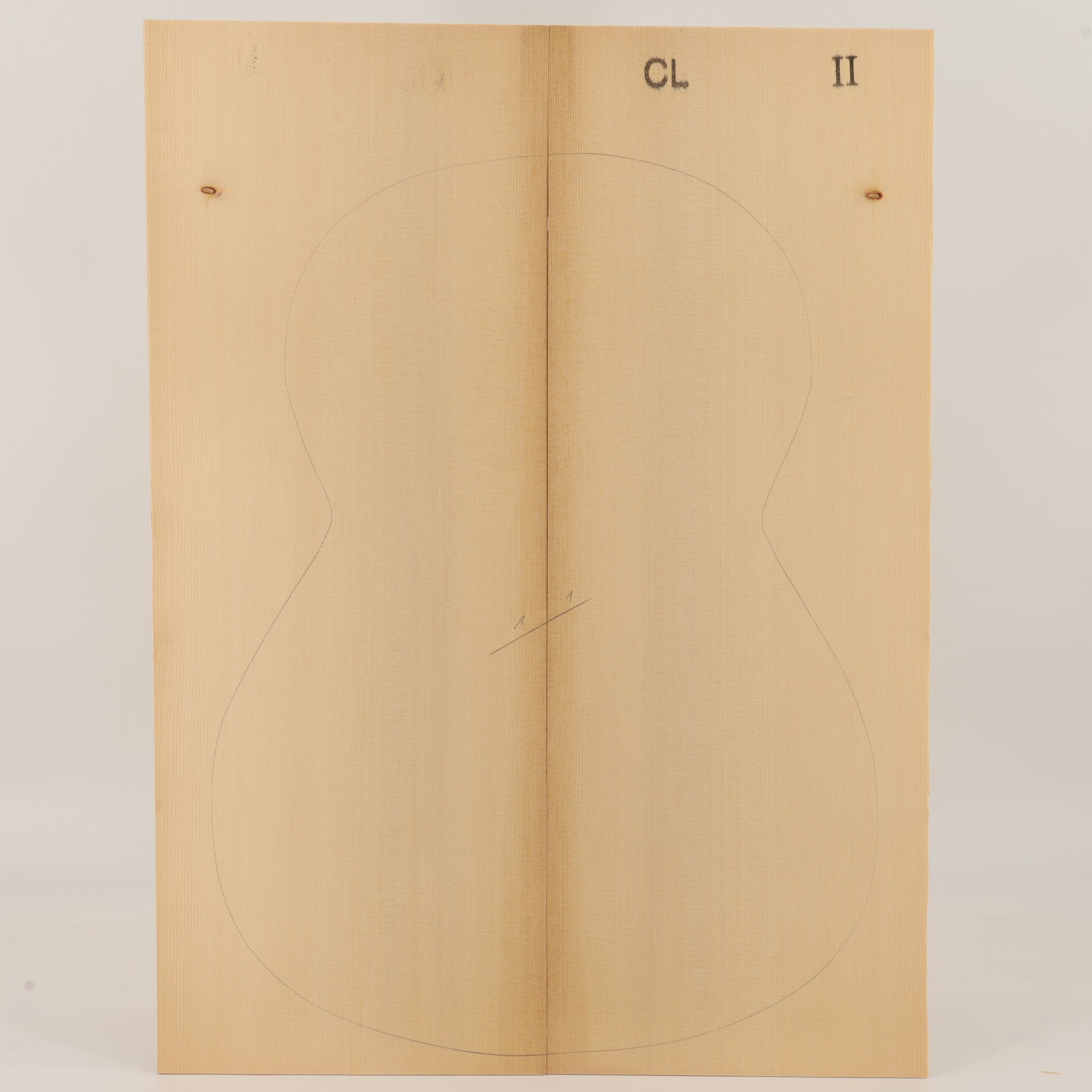 Thermo Fichtendecke für klassische Gitarre II (Nr. 3332)