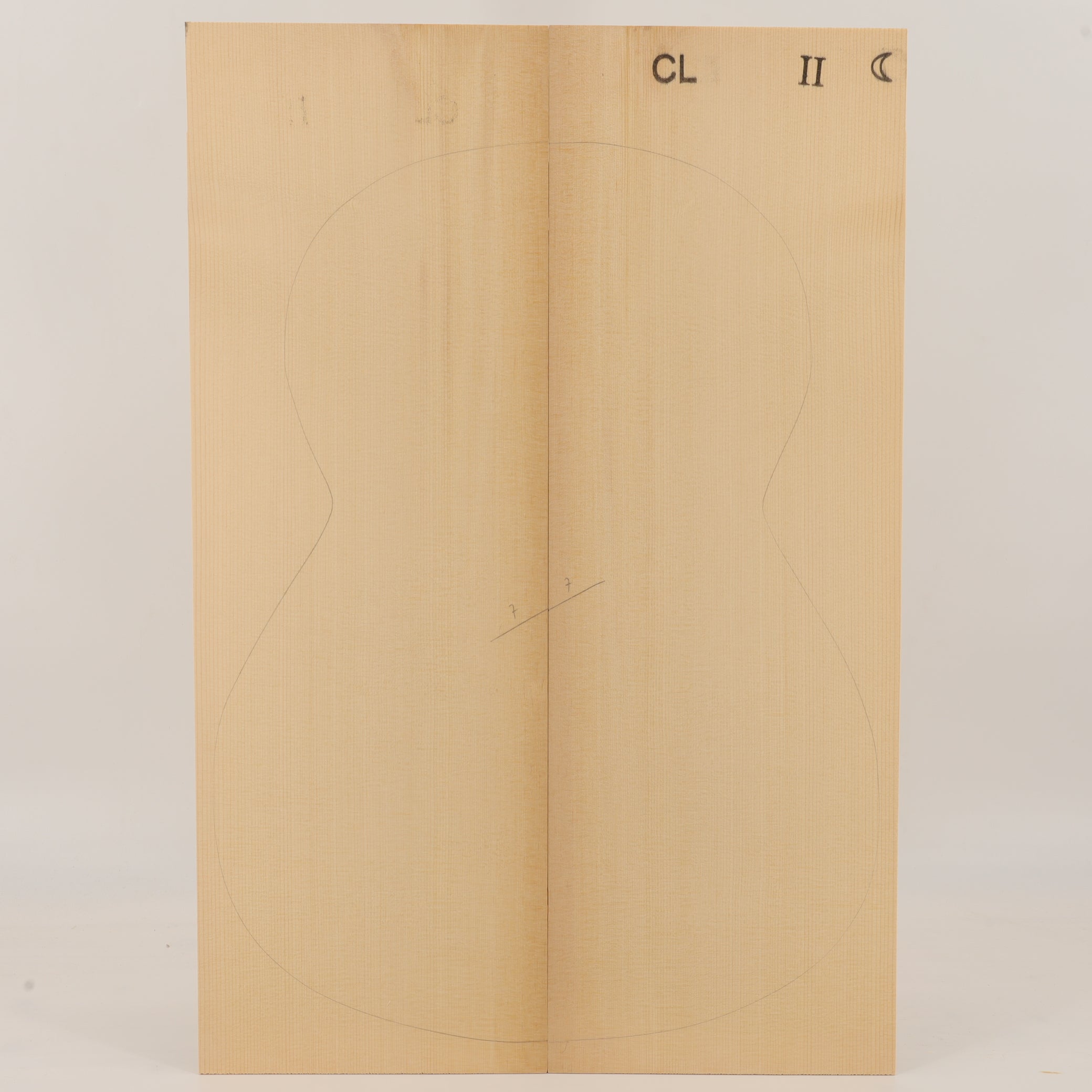 Thermo Fichtendecke für klassische Gitarre II (Nr. 3335)