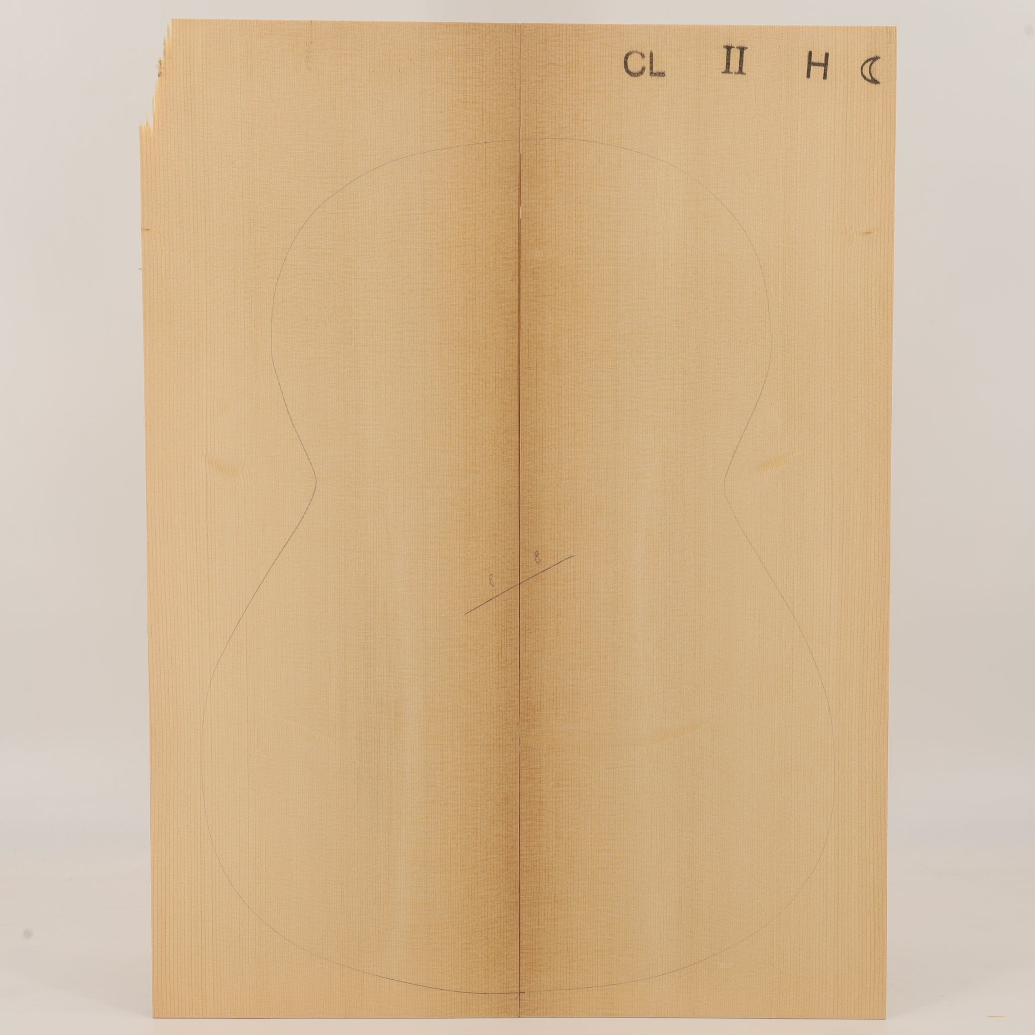 Thermo Fichtendecke für klassische Gitarre II (Nr. 3338)