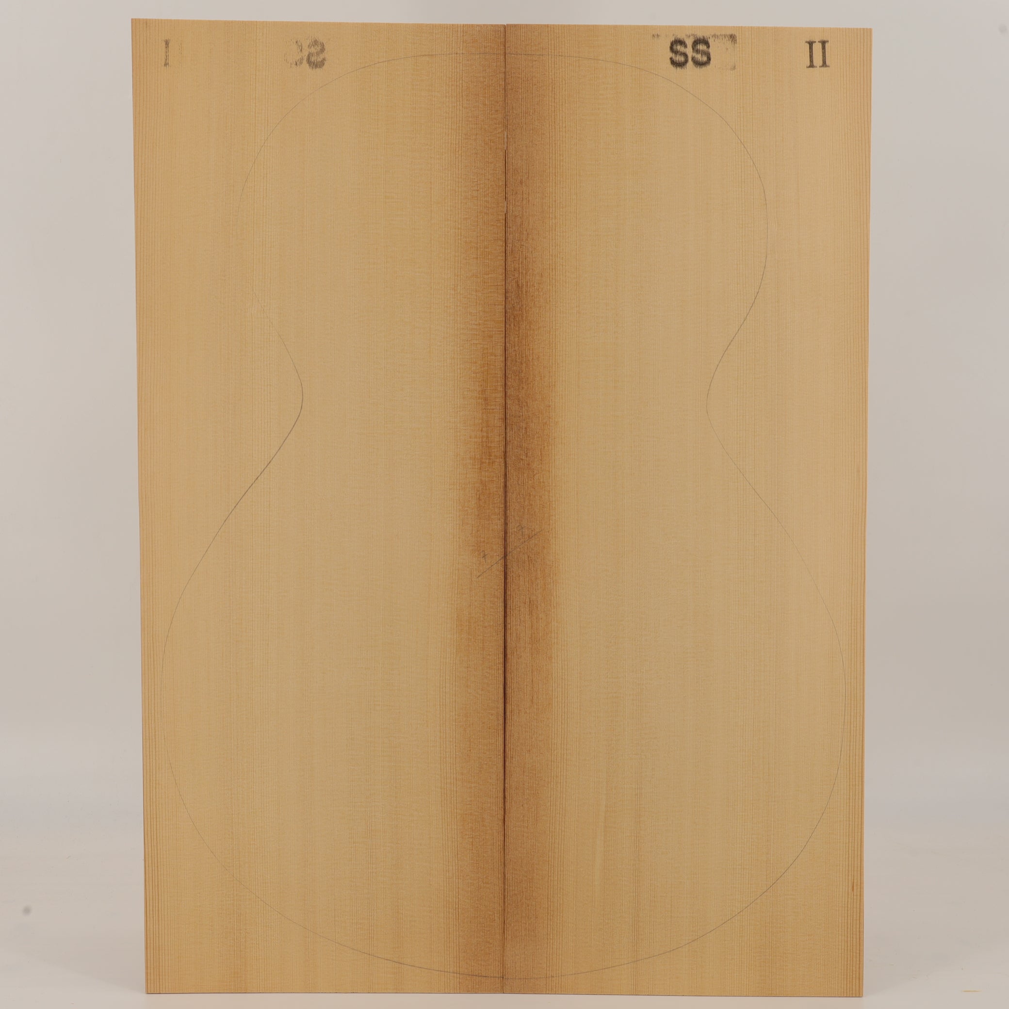 Thermo Fichtendecke für Steelstring Gitarre II (Nr. 3343)