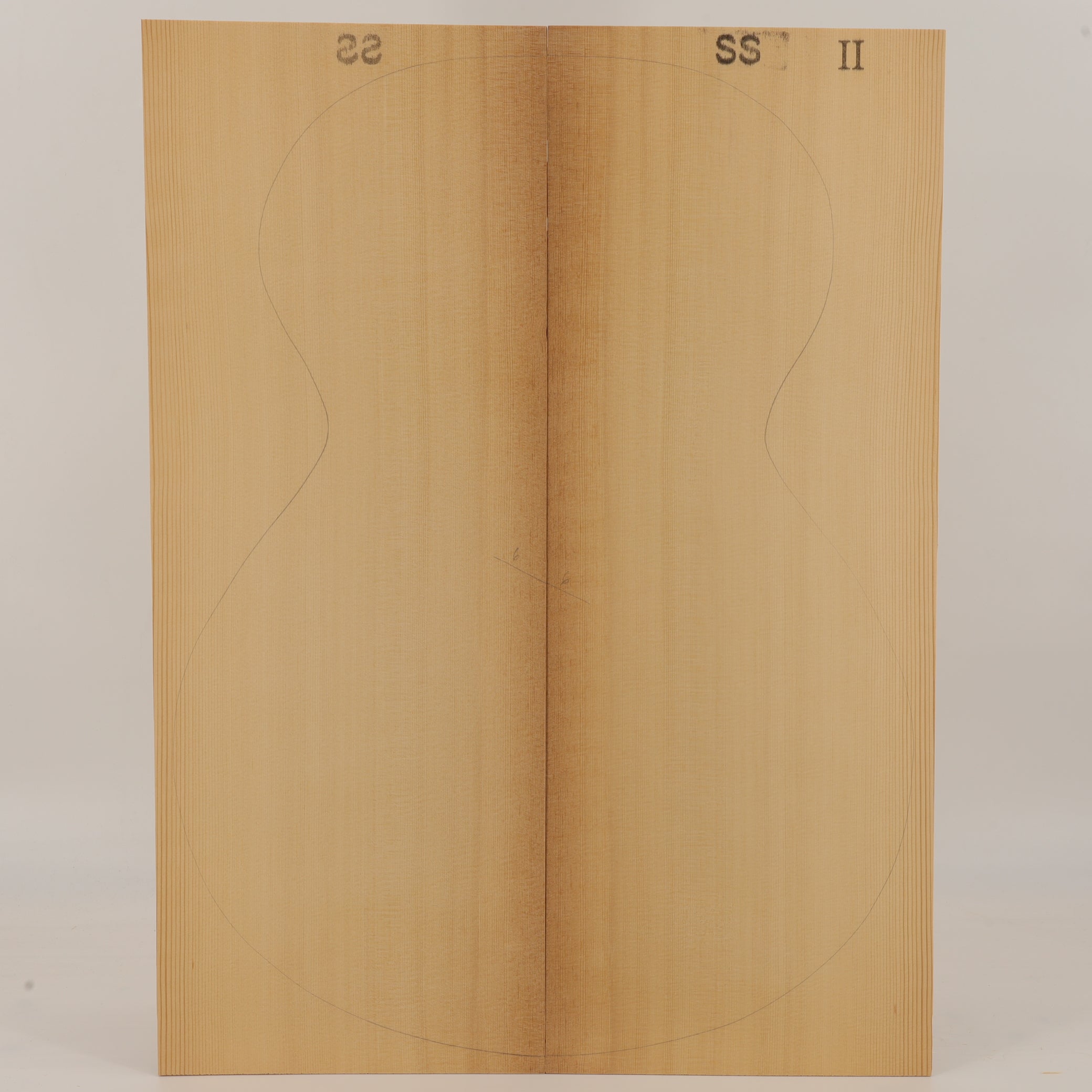 Thermo Fichtendecke für Steelstring Gitarre II (Nr. 3345)