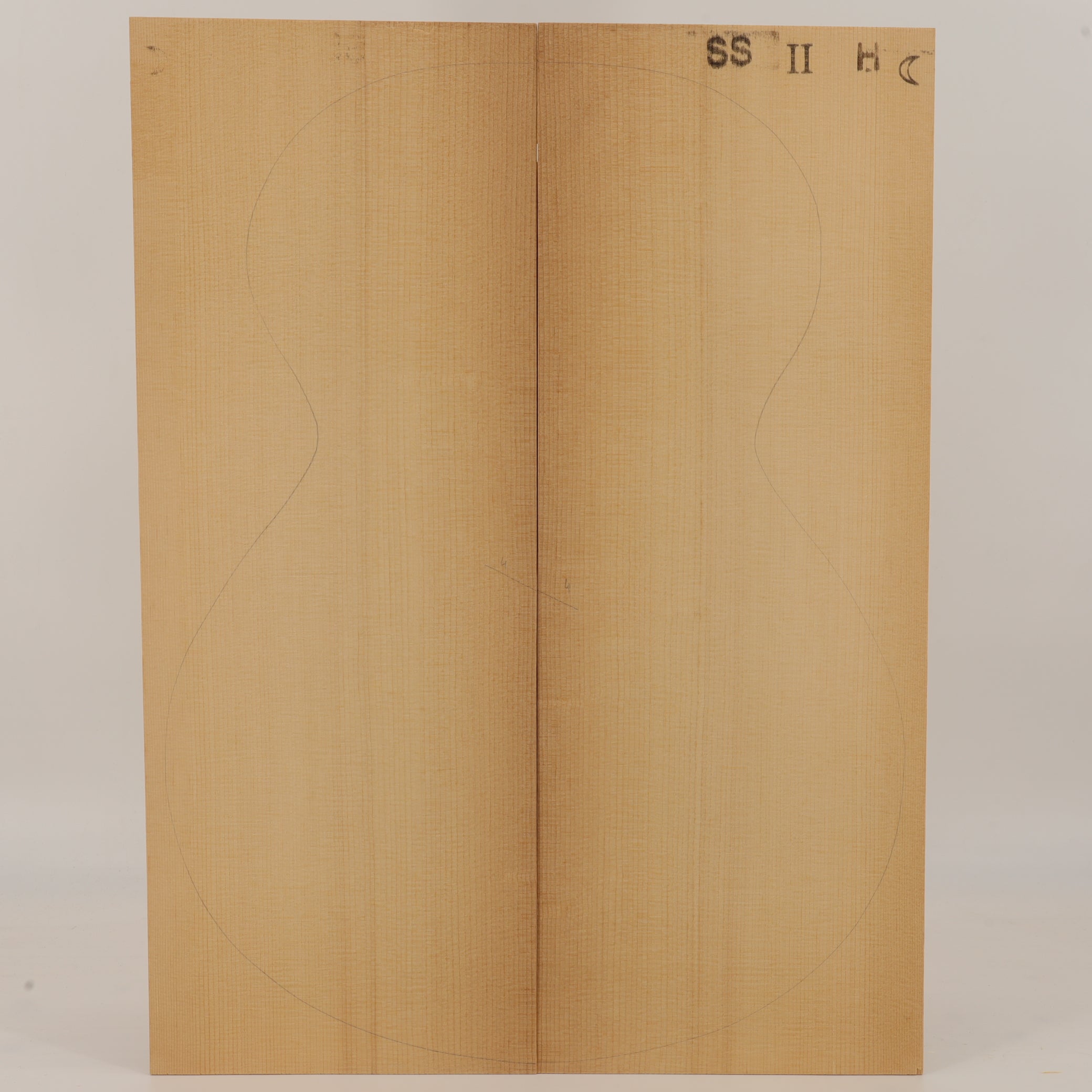 Thermo Fichtendecke für Steelstring Gitarre II (Nr. 3349)
