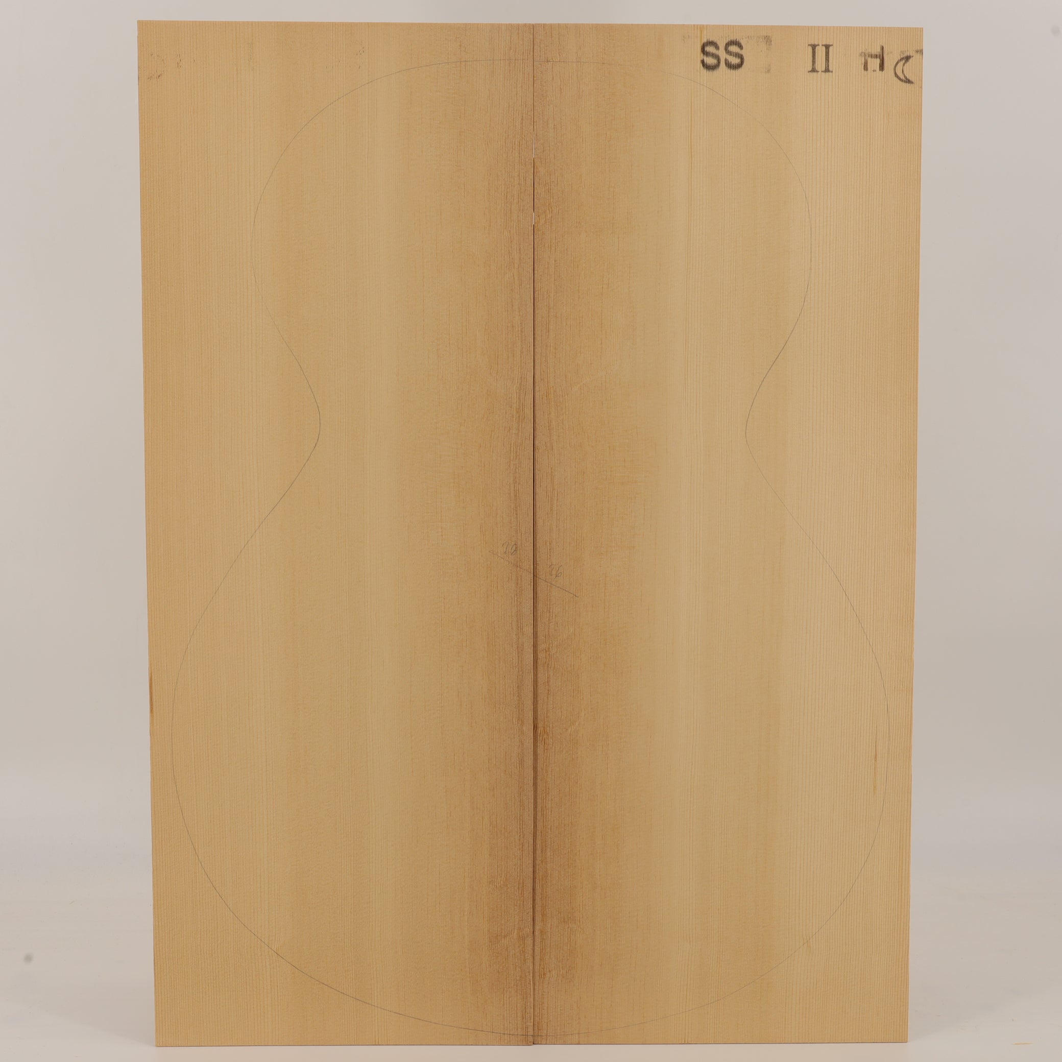 Thermo Fichtendecke für Steelstring Gitarre II (Nr. 3350)