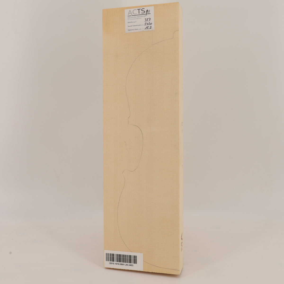 ACTS Spruce Top for Violin MA (no. 3403)