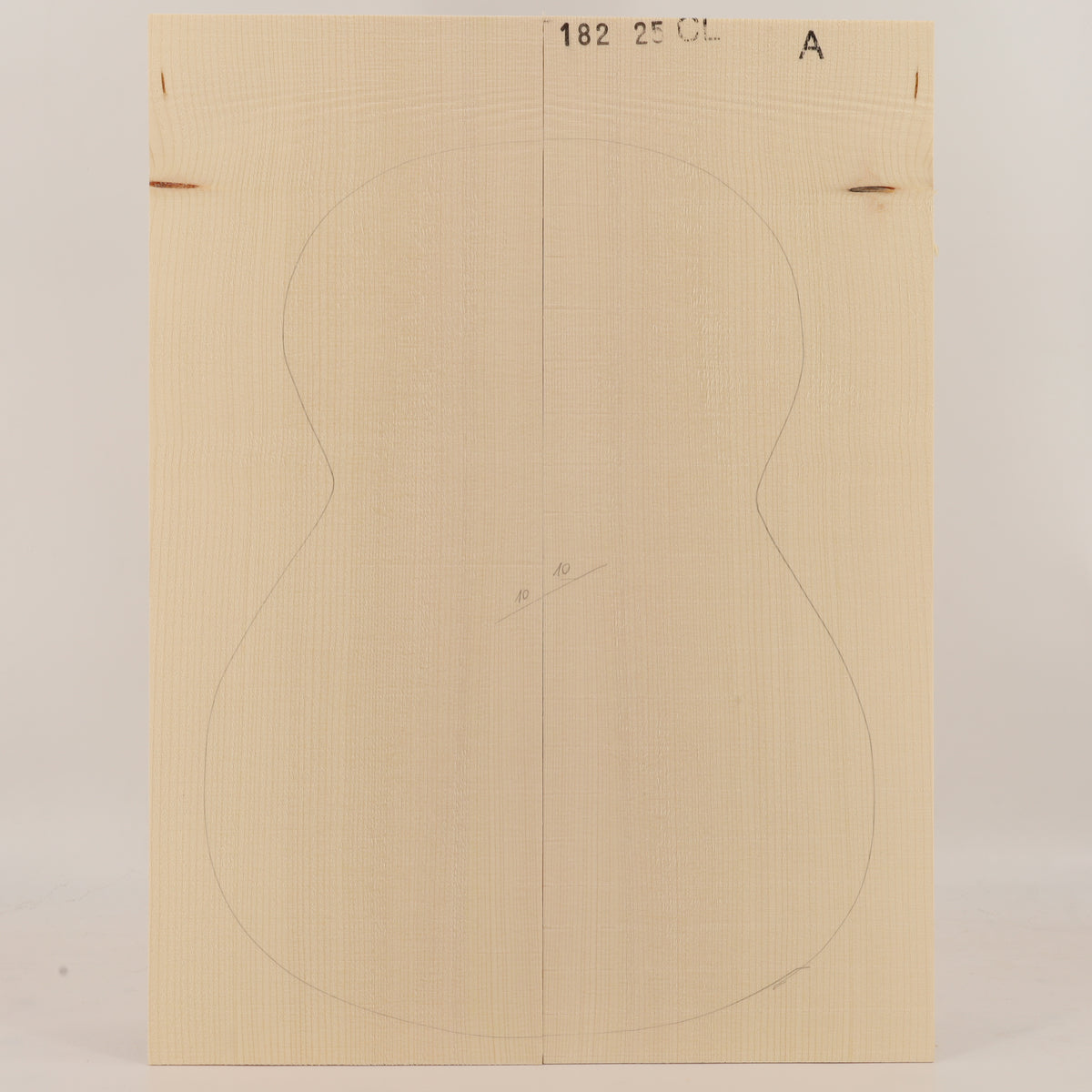 Fichtendecke für klassische Gitarre A (Nr. 3504)
