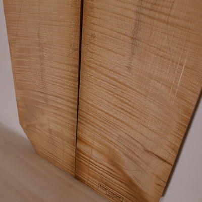 Thermo Ahorn Carved Top 2-teilig für E-Gitarre II (Nr. 886)