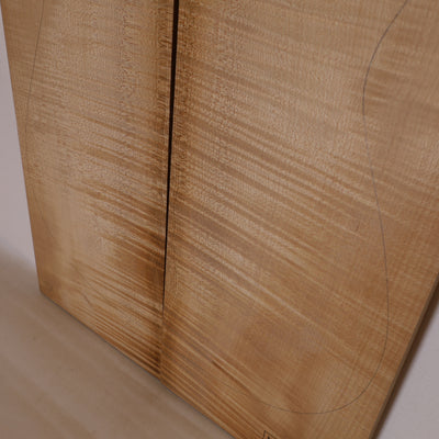 Thermo Maple Carved Top 2-piece for Electric Guitar II (no. 891)